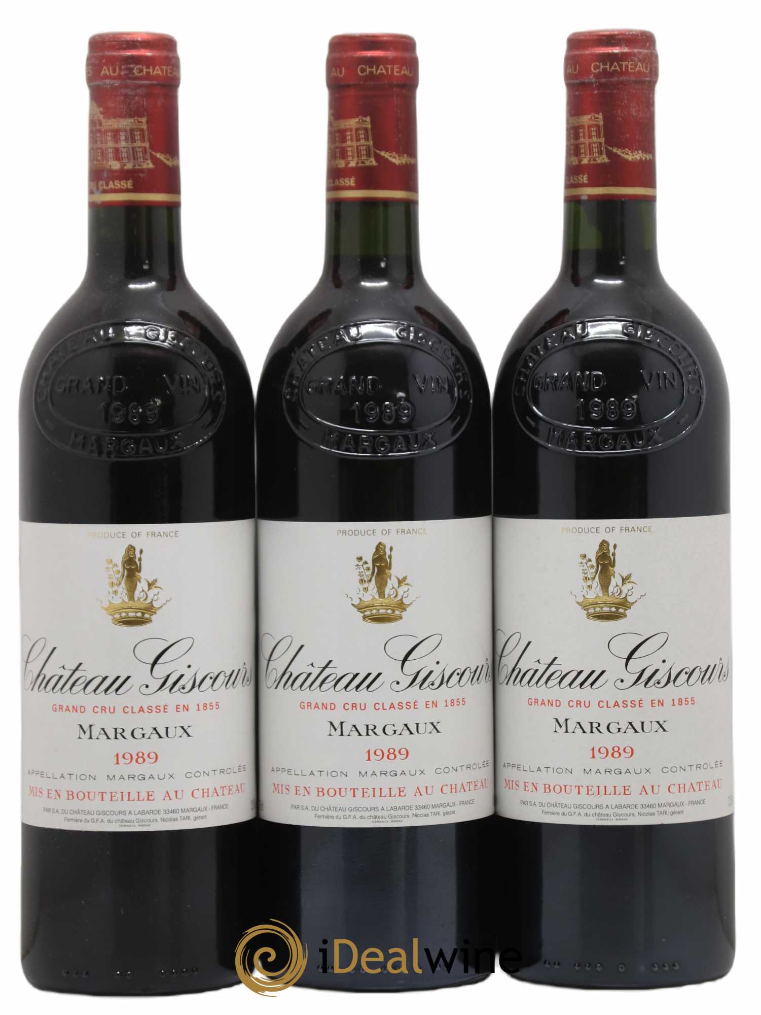 Château Giscours 3ème Grand Cru Classé 1989 - Lot de 12 bouteilles - 1