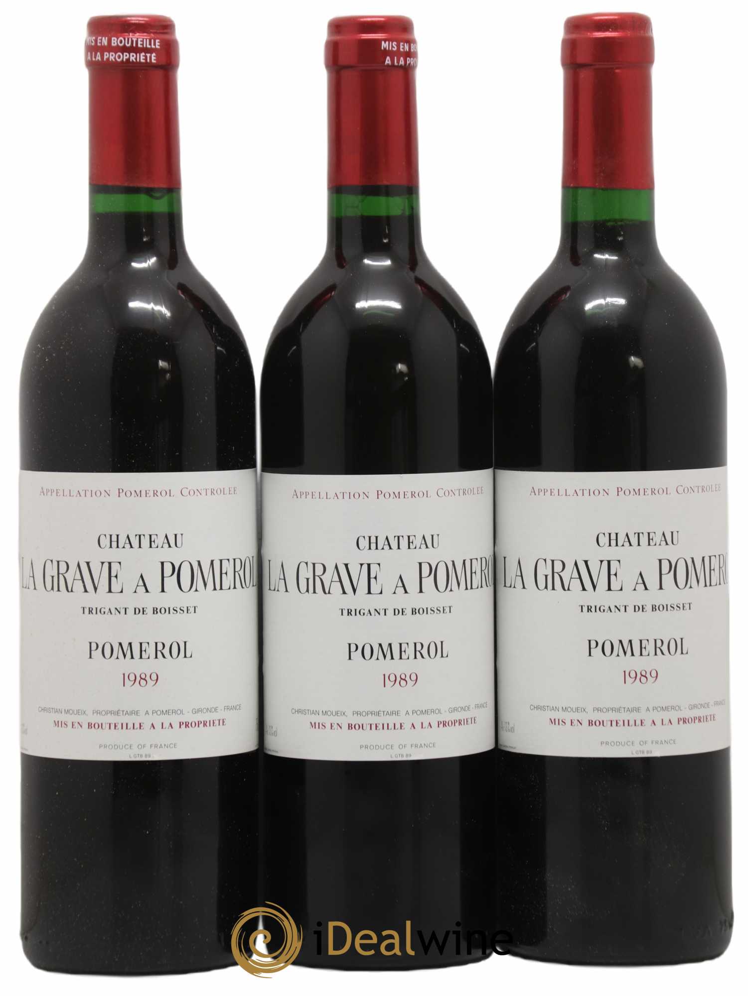 Château La Grave à Pomerol (Trigant de Boisset) 1989 - Lotto di 12 bottiglie - 3