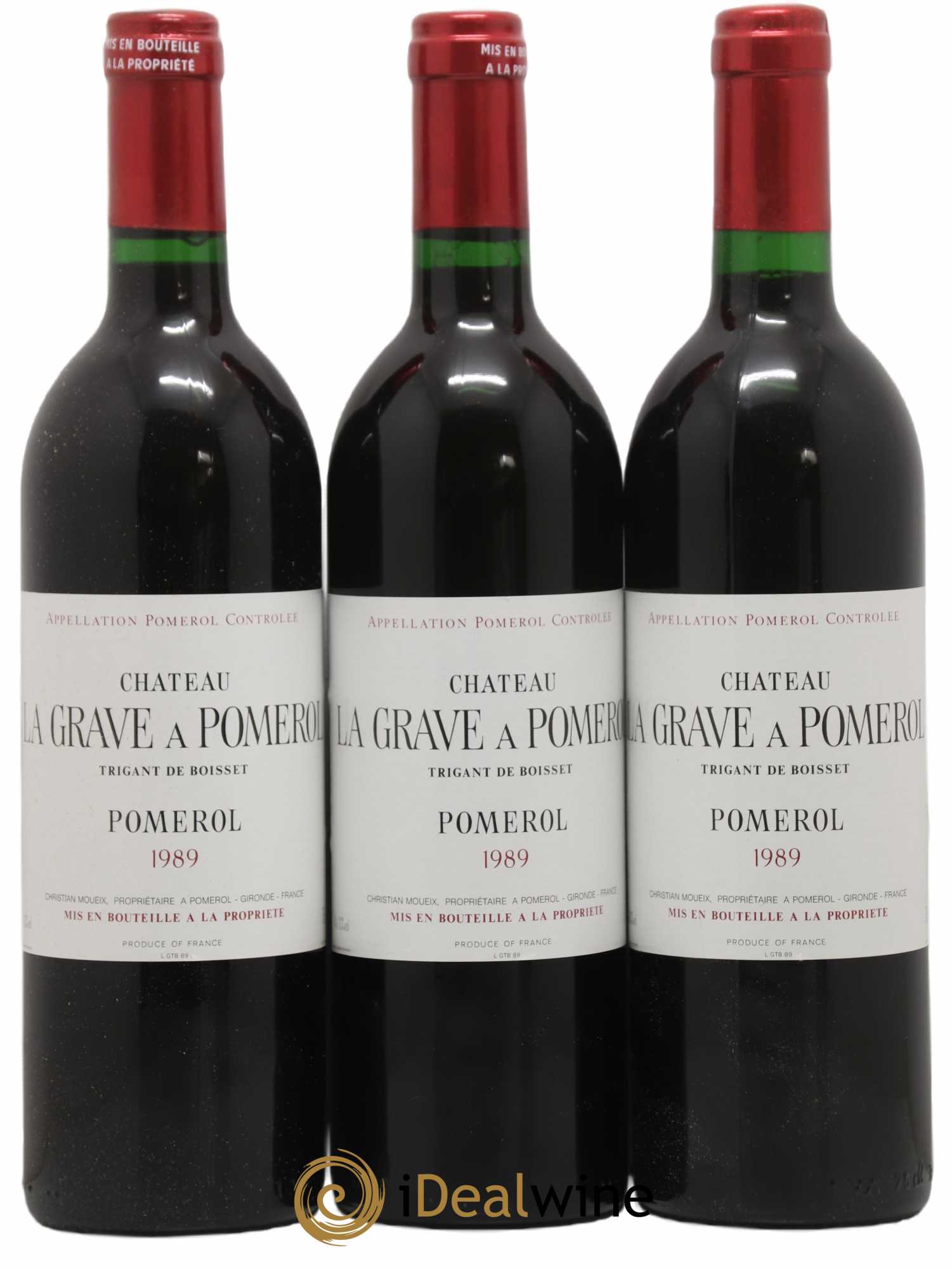 Château La Grave à Pomerol (Trigant de Boisset) 1989 - Lotto di 12 bottiglie - 4