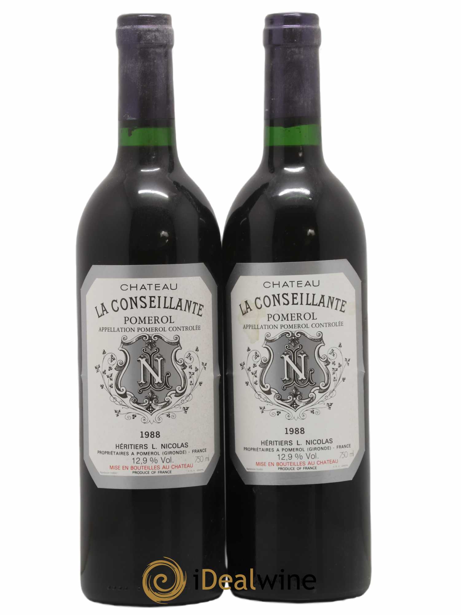 Château la Conseillante 1988 - Lot de 2 bouteilles - 0