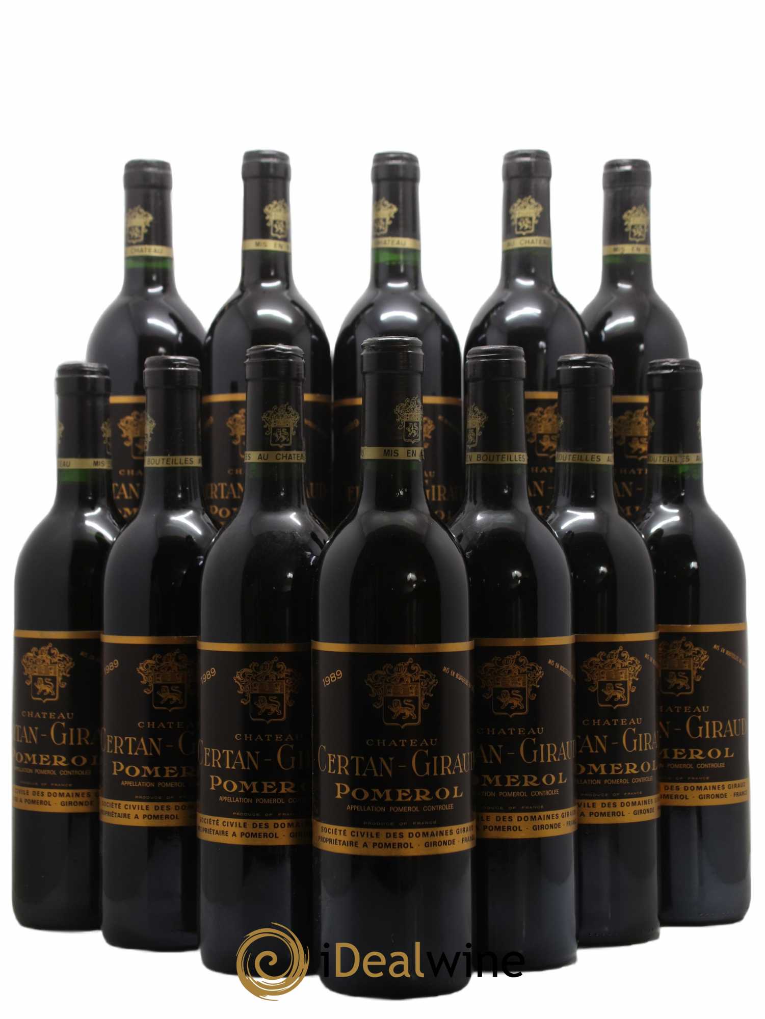 Château Certan Giraud 1989 - Lot de 12 bouteilles - 0