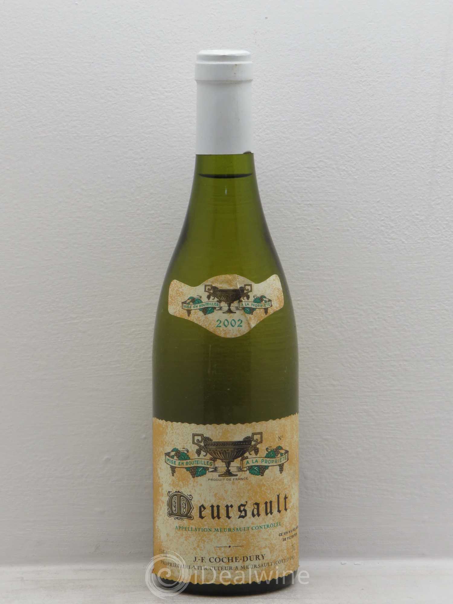 Meursault Coche Dury (Domaine) 2002 - Lot de 1 bouteille - 0