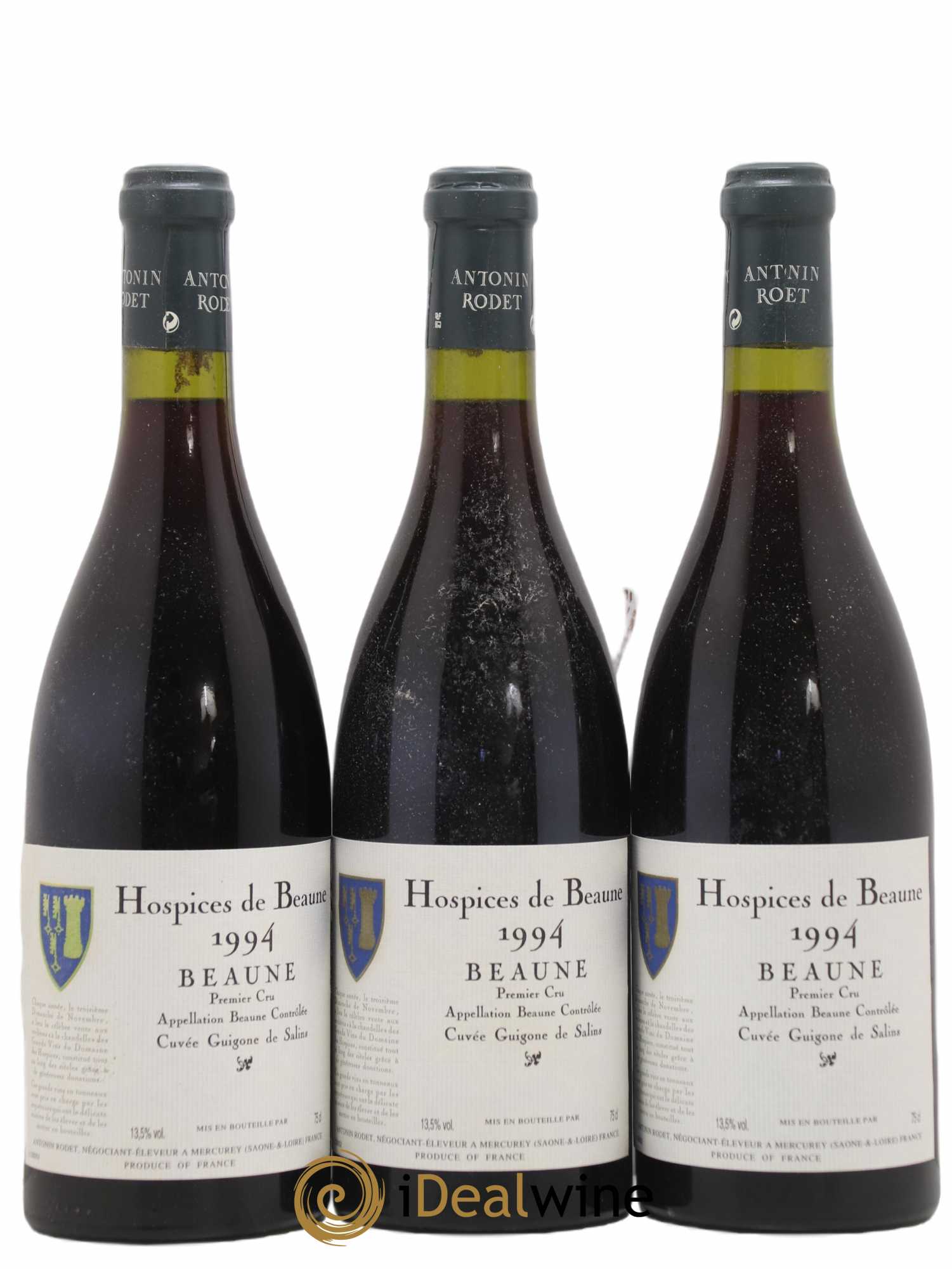 Beaune 1er Cru Hospices de Beaune Antonin Rodet Cuvée Guigone de Salins 1994 - Posten von 12 Flaschen - 1