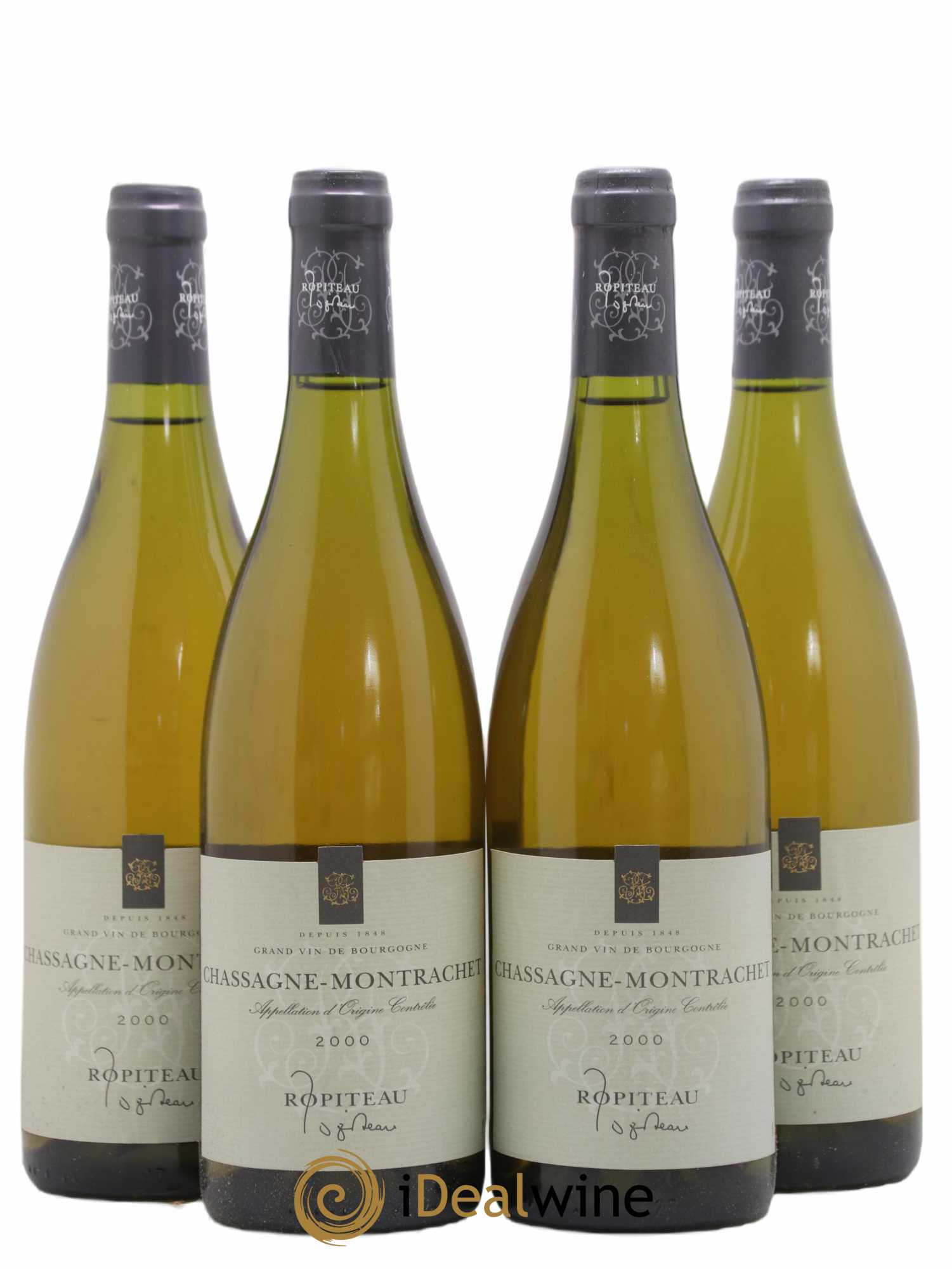 Chassagne-Montrachet Ropiteau 2000 - Lot de 4 bouteilles - 0