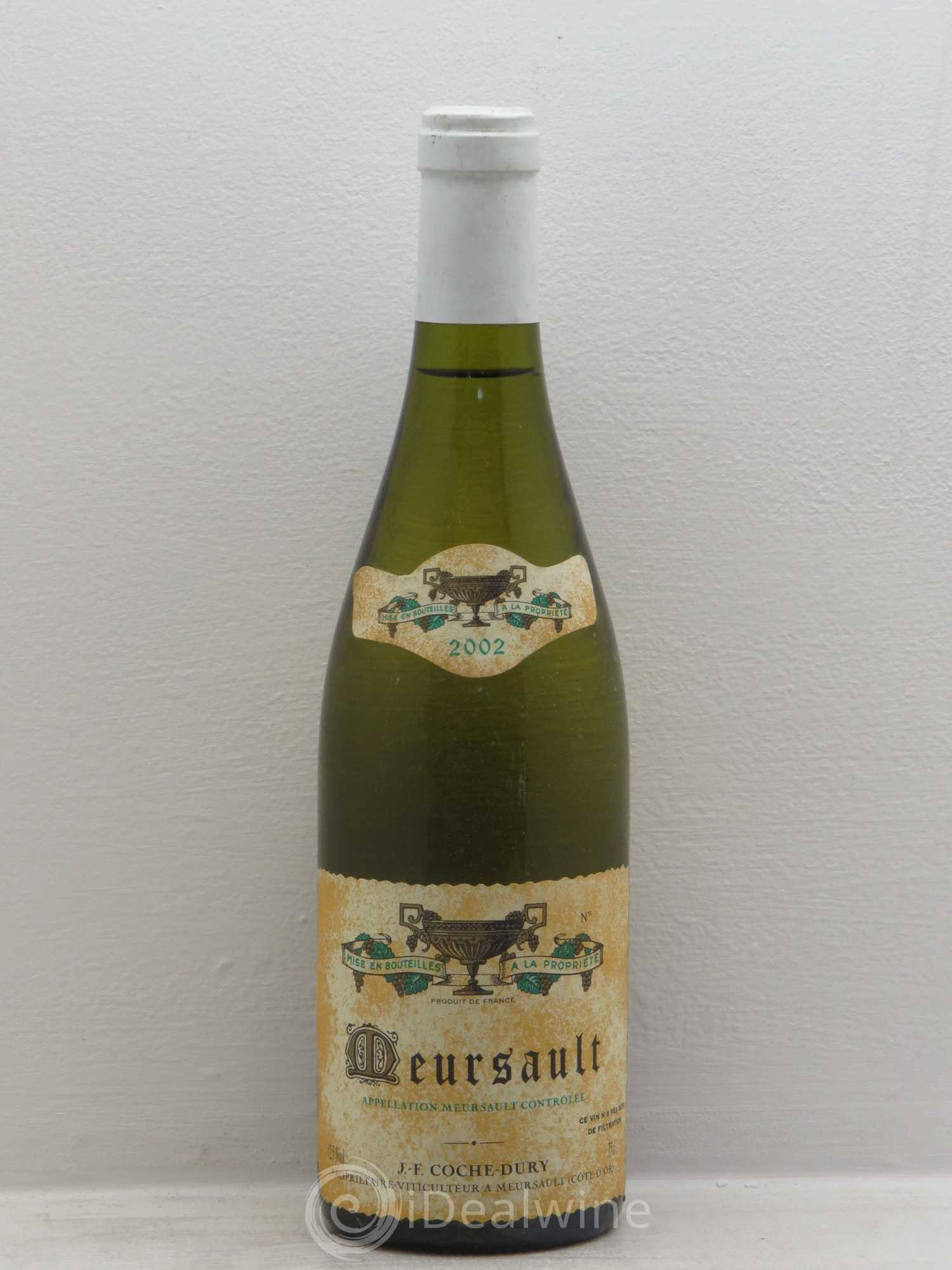 Meursault Coche Dury (Domaine) 2002 - Lot de 1 bouteille - 0