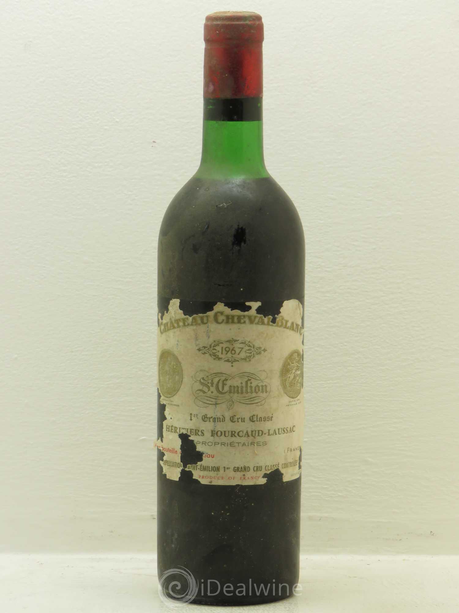 Château Cheval Blanc 1er Grand Cru Classé A 1967 - Lot de 1 bouteille - 0