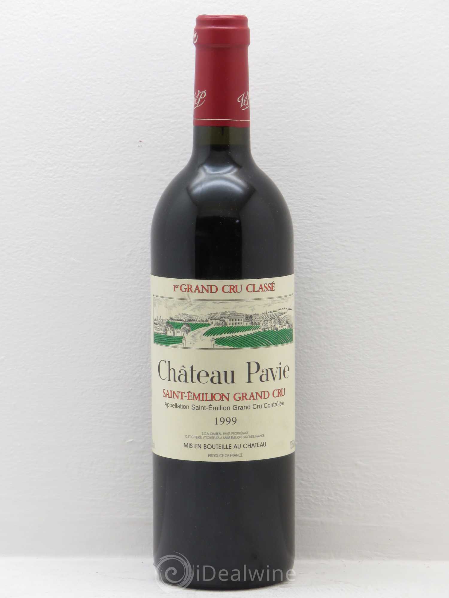Château Pavie 1er Grand Cru Classé A 1999 - Lot de 1 bouteille - 0