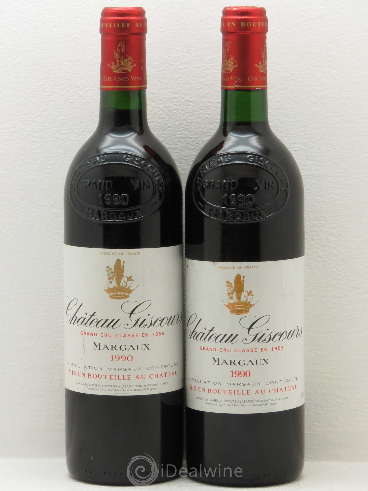 Château Giscours 3ème Grand Cru Classé 1990 - Lot de 2 bouteilles - 0