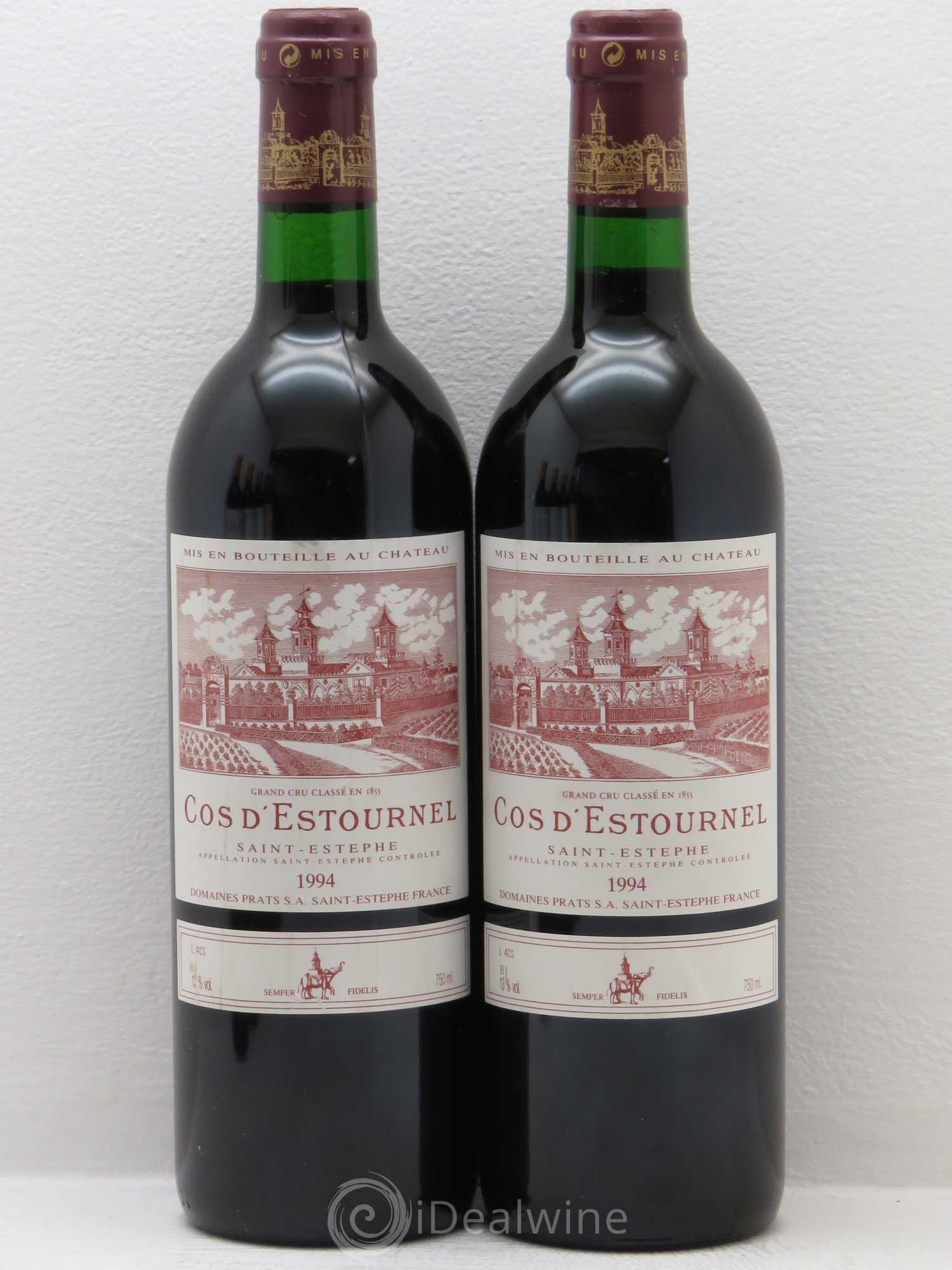 Cos d'Estournel 2ème Grand Cru Classé 1994 - Lot de 2 bouteilles - 0