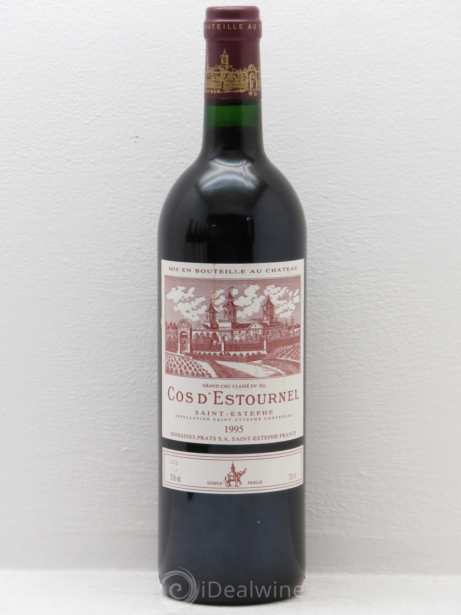Cos d'Estournel 2ème Grand Cru Classé 1995 - Lot de 1 bouteille - 0