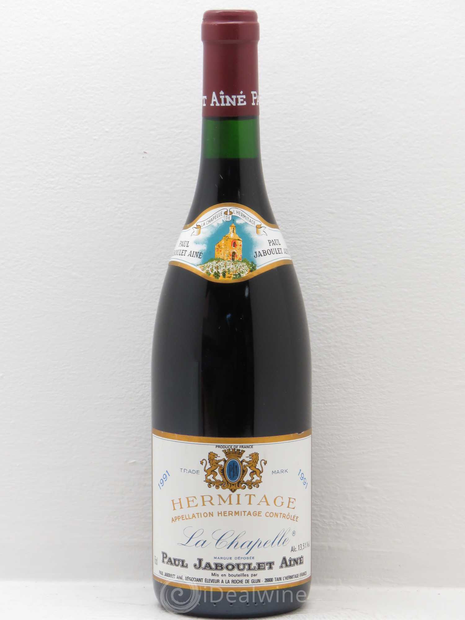 Hermitage La Chapelle Paul Jaboulet Ainé 1991 - Lot de 1 bouteille - 0