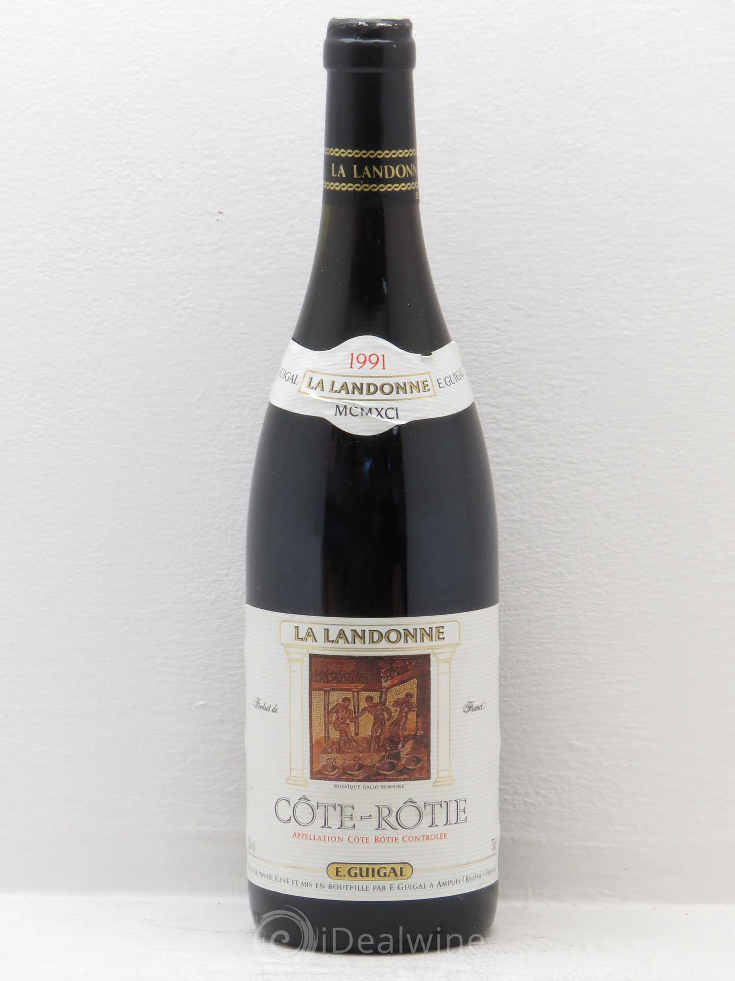 Côte-Rôtie La Landonne Guigal 1991 - Lot de 1 bouteille - 0