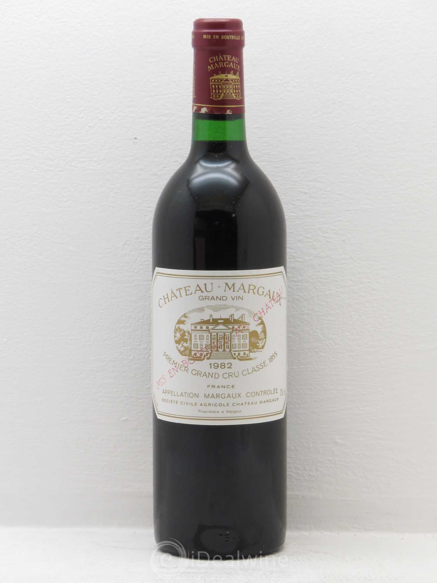 Château Margaux 1er Grand Cru Classé 1982 - Lot de 1 bouteille - 0