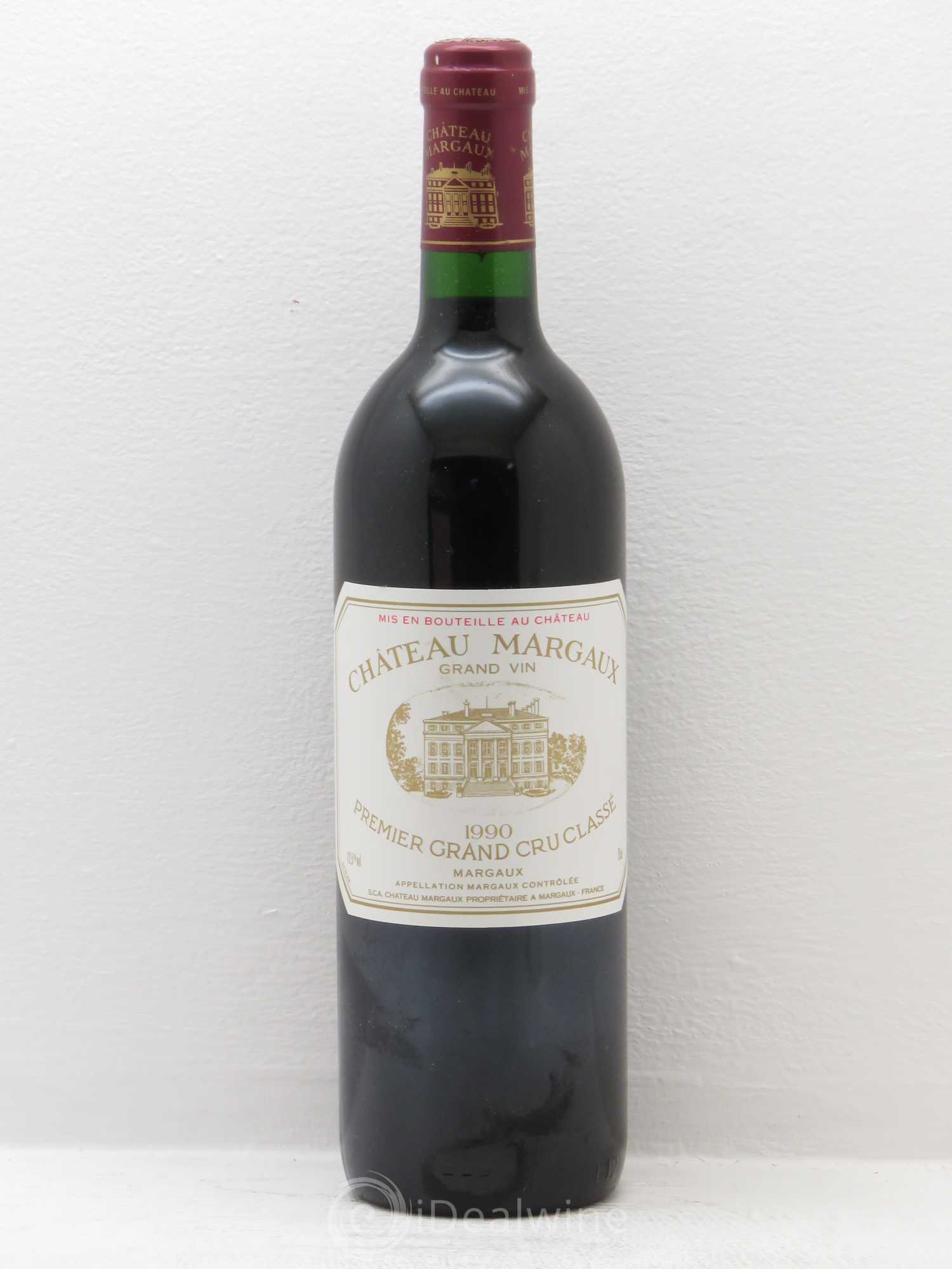 Château Margaux 1er Grand Cru Classé 1990 - Lot de 1 bouteille - 0