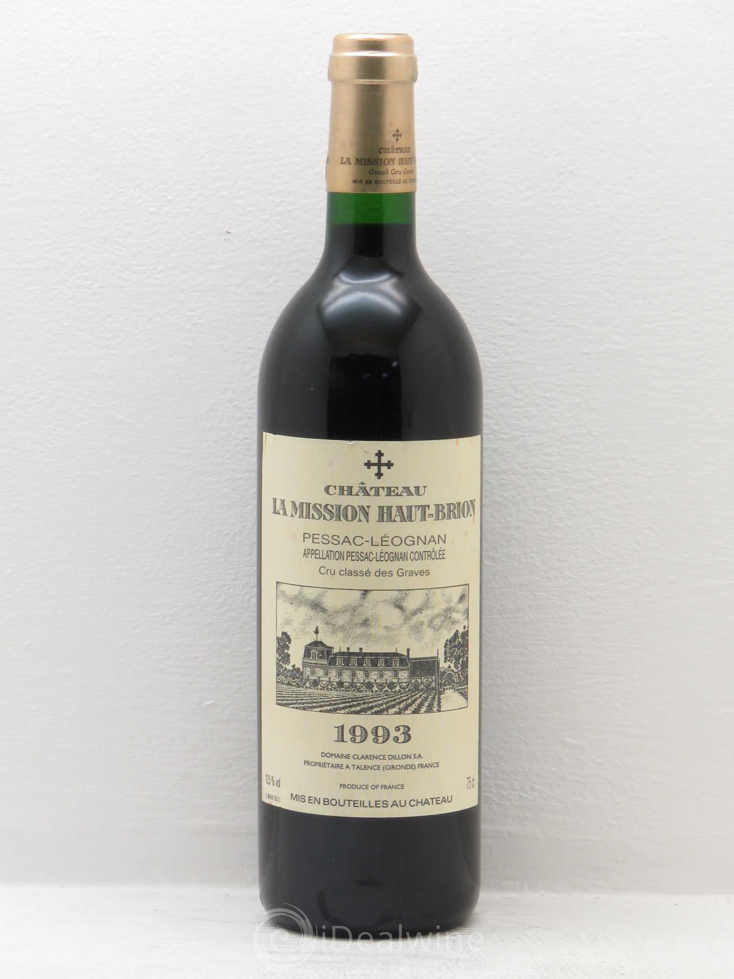 Château la Mission Haut-Brion Cru Classé de Graves 1993 - Lot de 1 bouteille - 0
