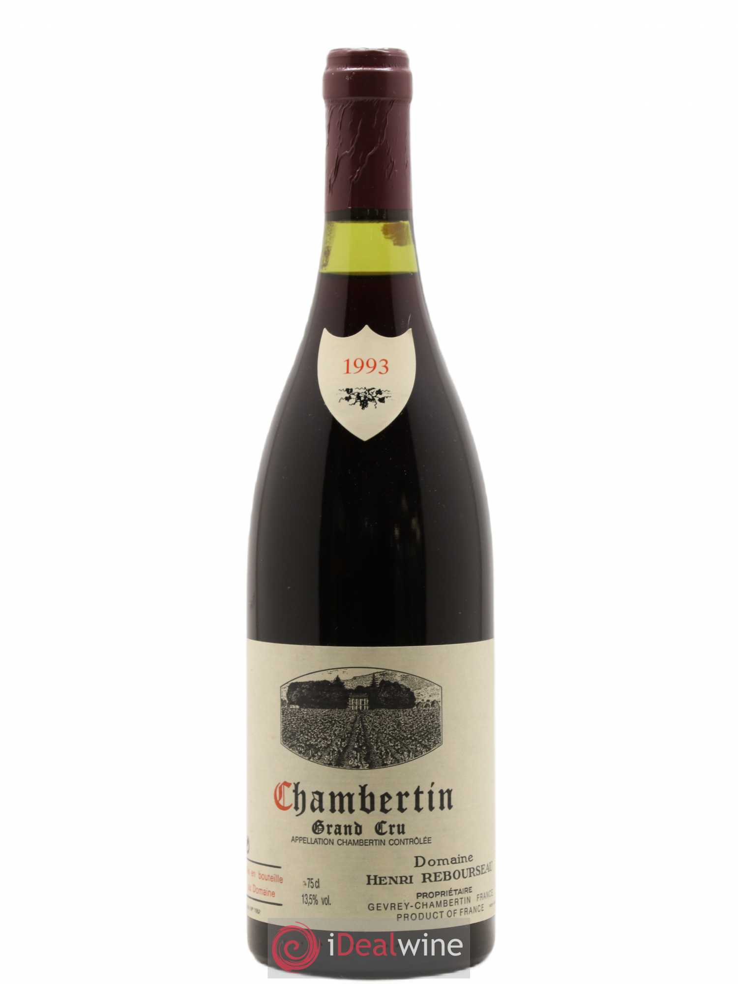 Chambertin Grand Cru Henri Rebourseau 1993 - Lot de 1 bouteille - 0