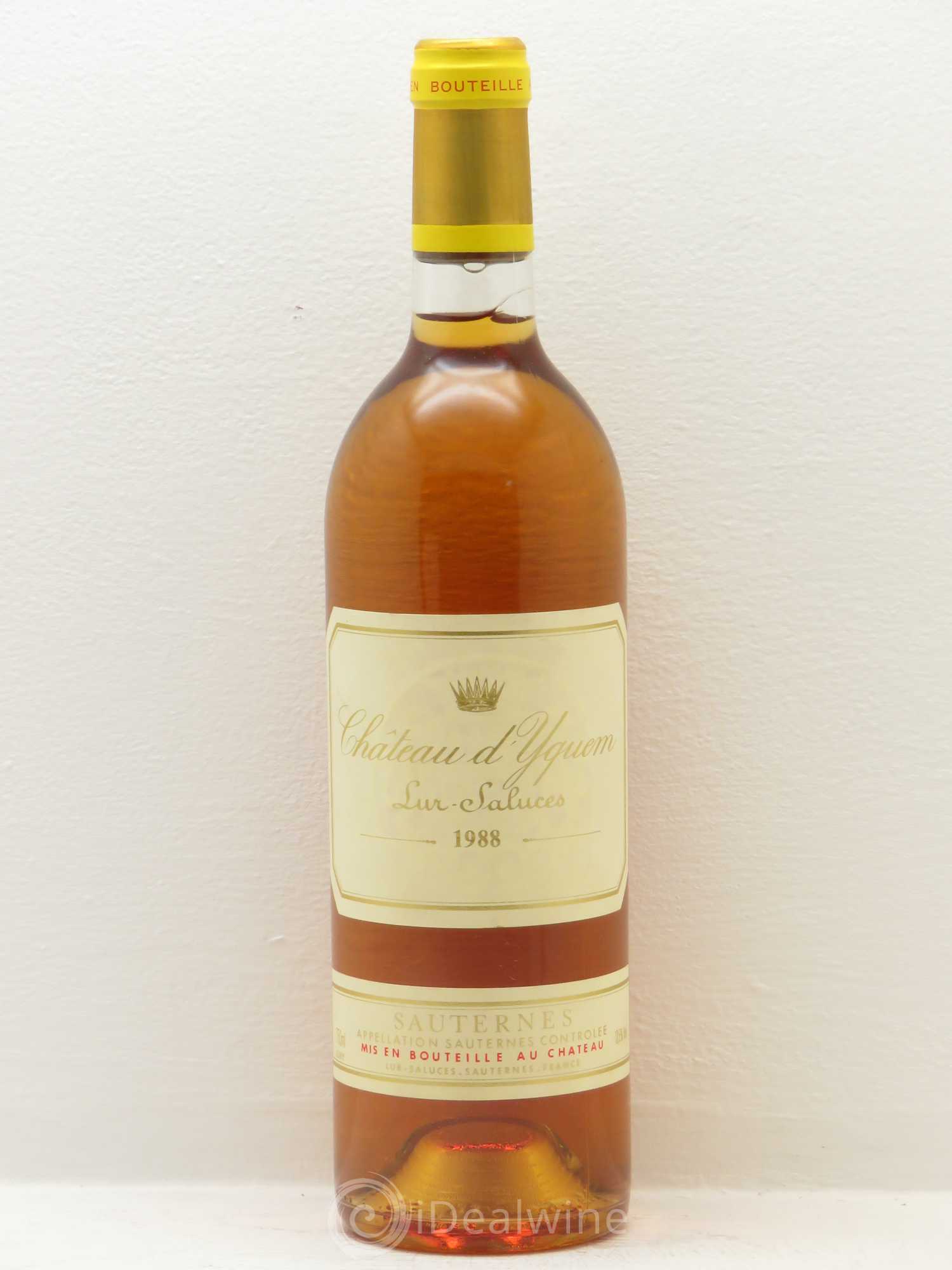 Château d' Yquem 1er Cru Classé Supérieur 1988 - Lotto di 1 bottiglia - 0