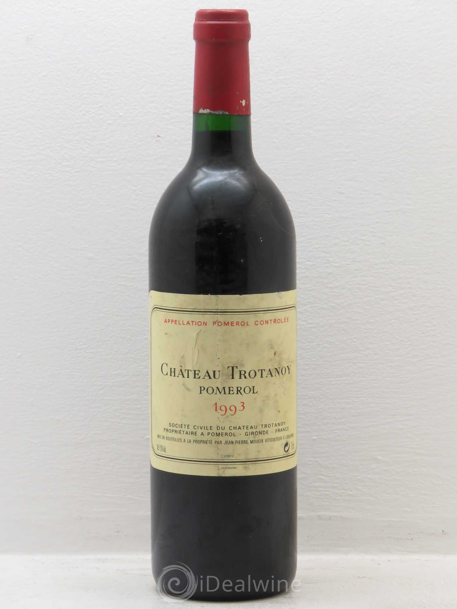 Château Trotanoy 1993 - Lot de 1 bouteille - 0