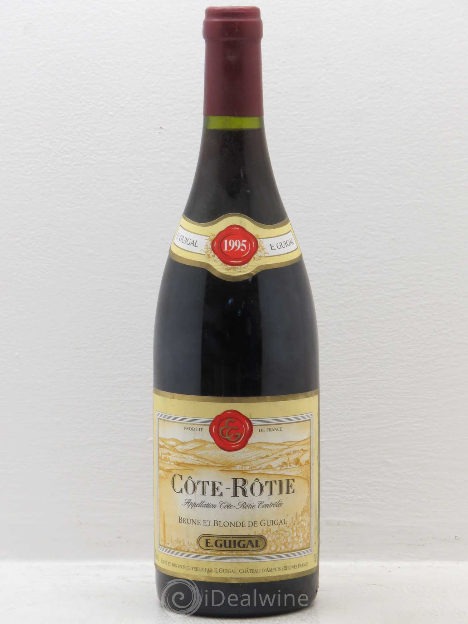 Côte-Rôtie Côtes Brune et Blonde Guigal 1995 - Lot de 1 bouteille - 0
