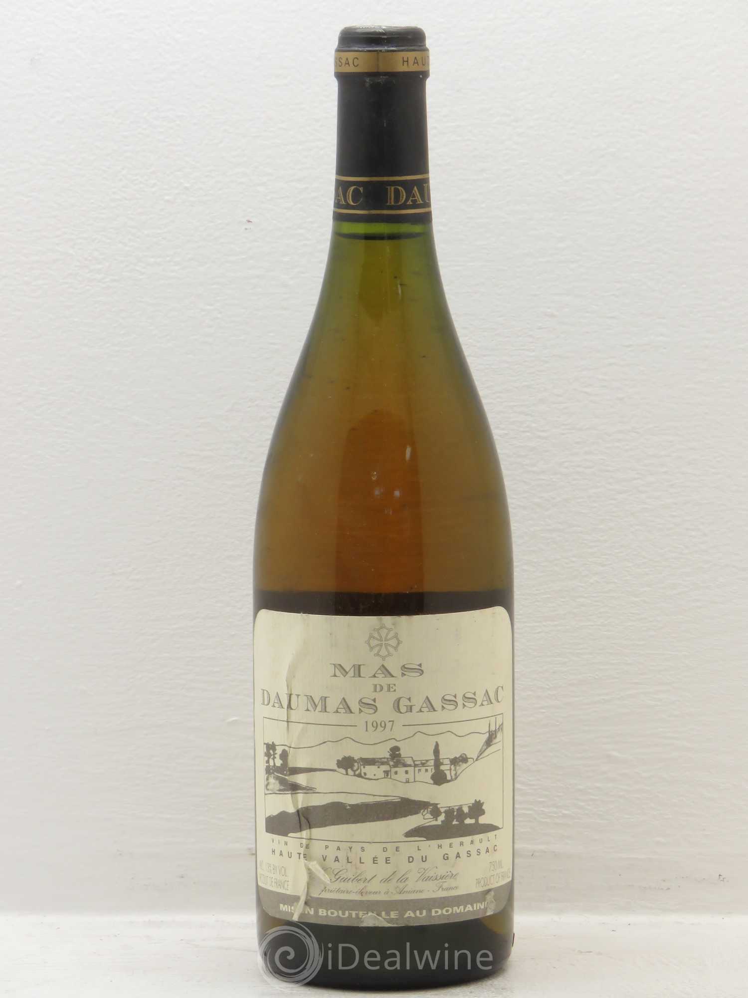 Saint-Guilhem-le-Désert - Cité d'Aniane Mas Daumas Gassac Famille Guibert de La Vaissière 1997 - Lot de 1 bouteille - 0