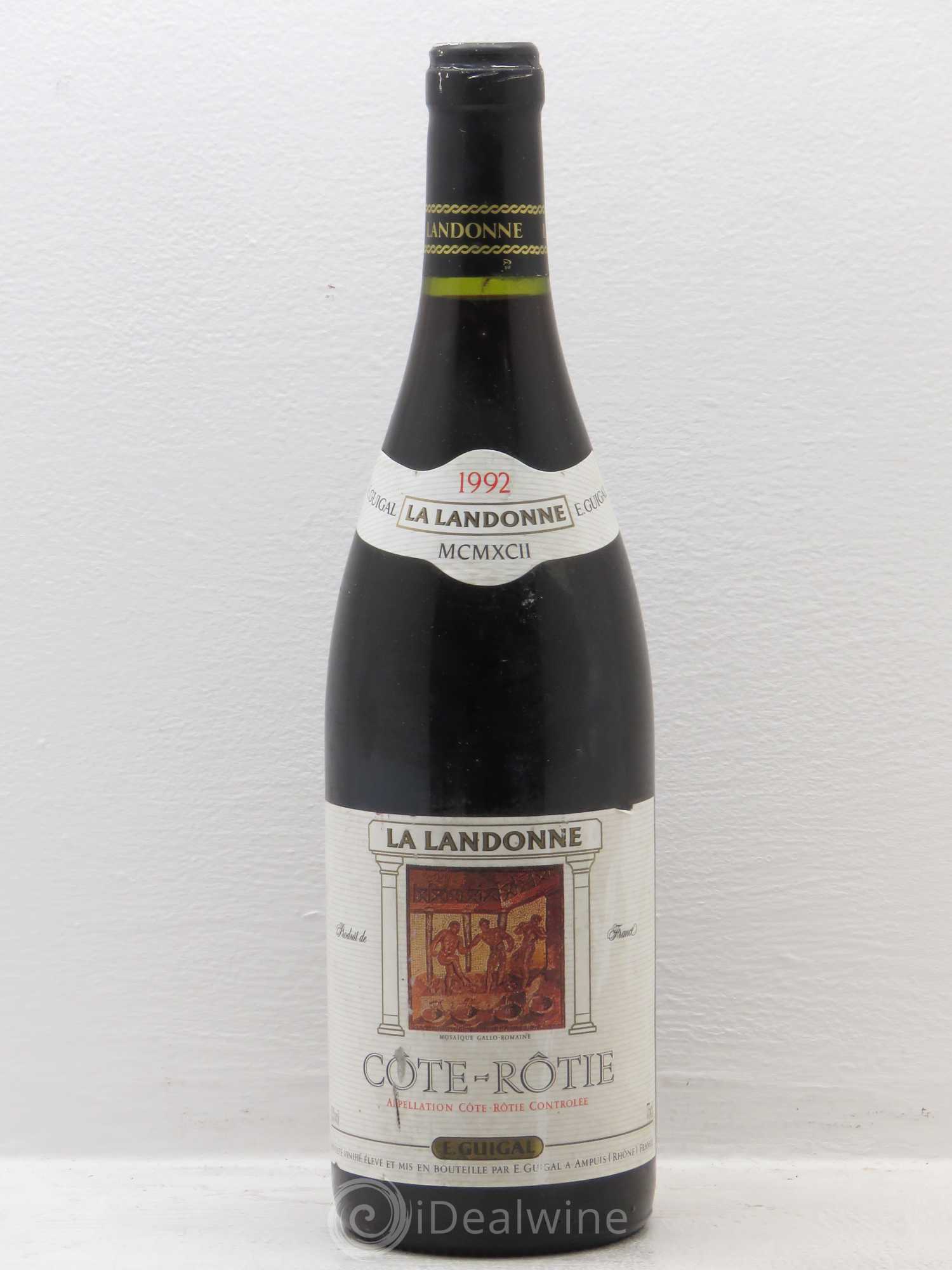 Côte-Rôtie La Landonne Guigal 1992 - Lot de 1 bouteille - 0