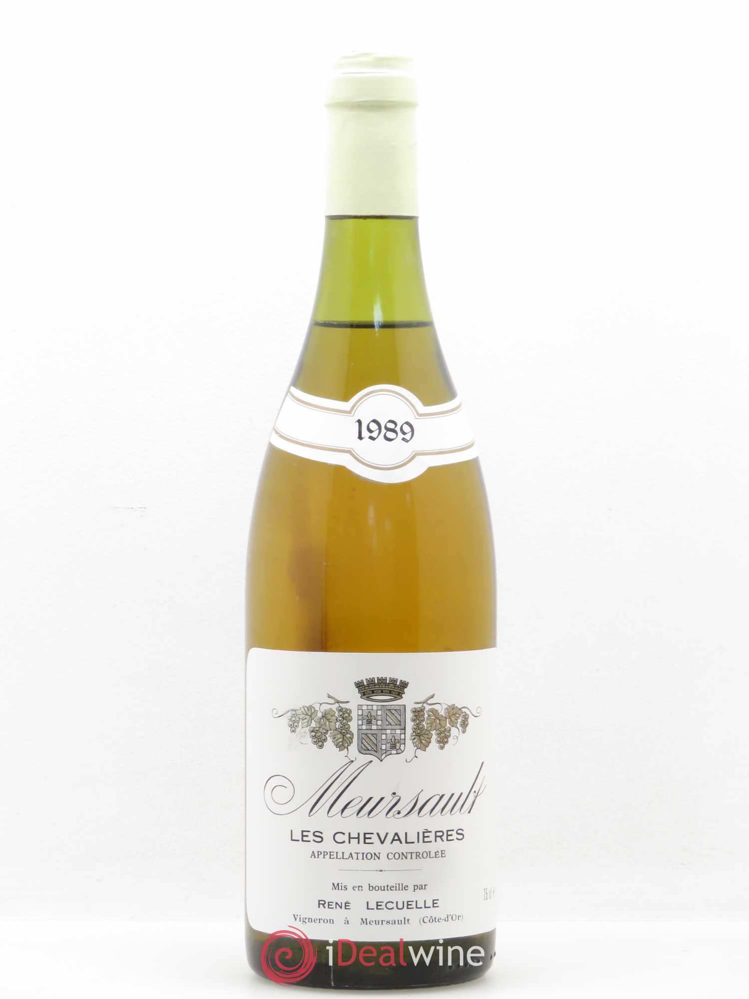 Meursault Les Chevalières René Lecuelle 1989 - Lot de 1 bouteille - 0