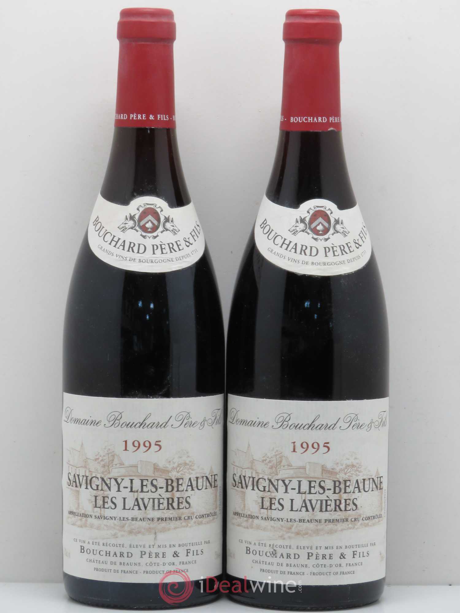 Savigny-lès-Beaune 1er Cru Les Lavières Bouchard Père & Fils 1995 - Lot de 2 bouteilles - 0