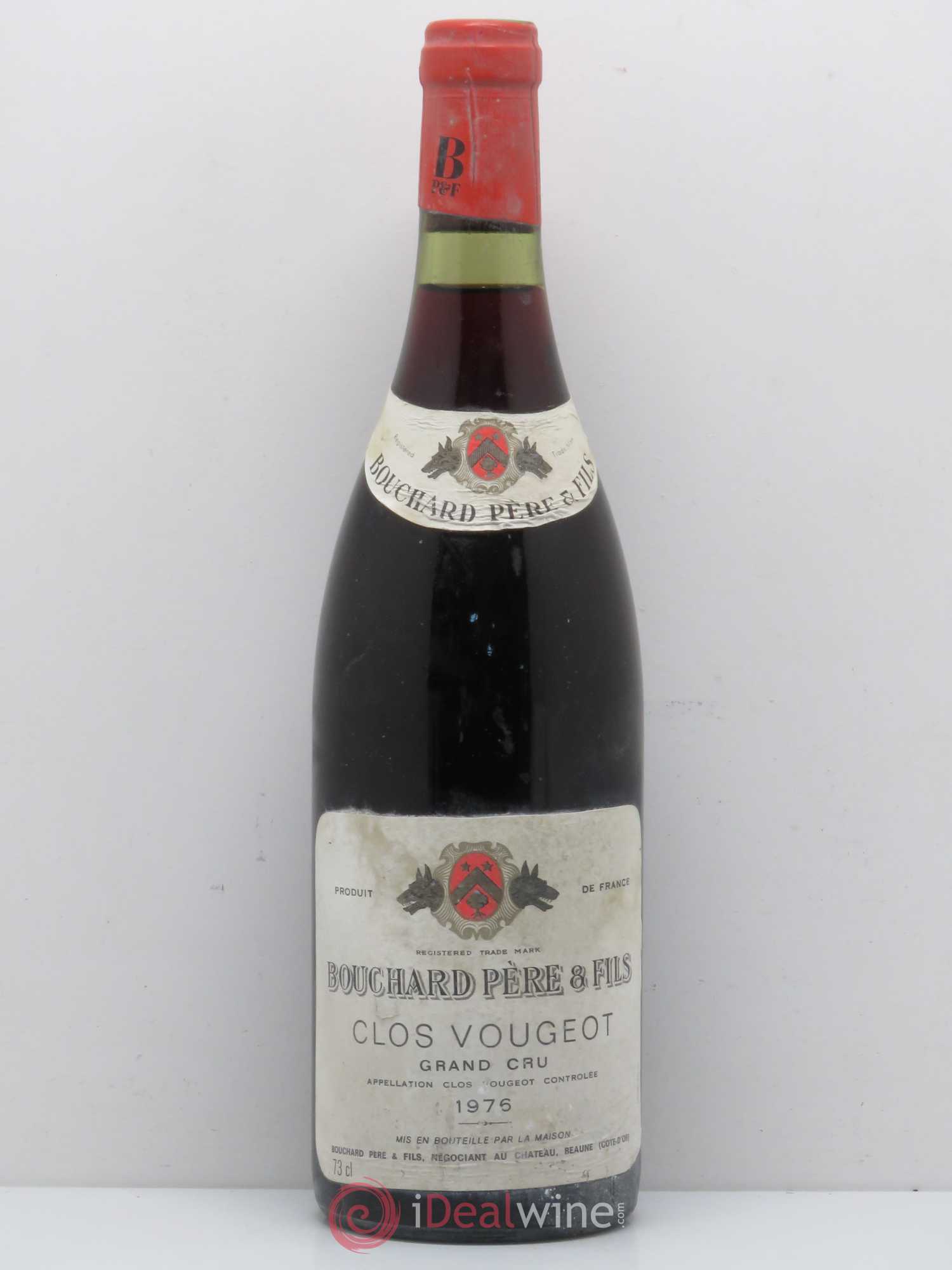 Clos de Vougeot Grand Cru Bouchard Père & Fils 1976 - Lot de 1 bouteille - 0
