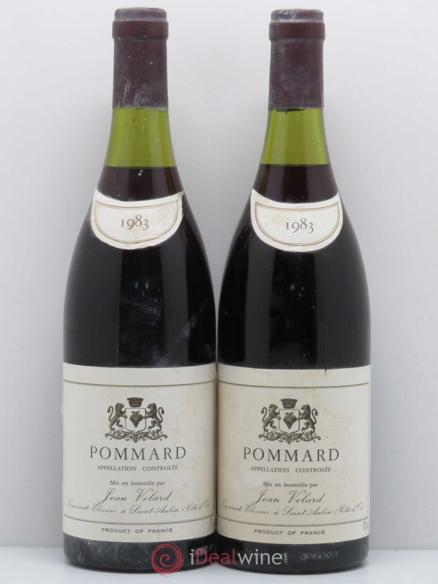 Pommard Domaine Jean Velard 1983 - Posten von 2 Flaschen - 0