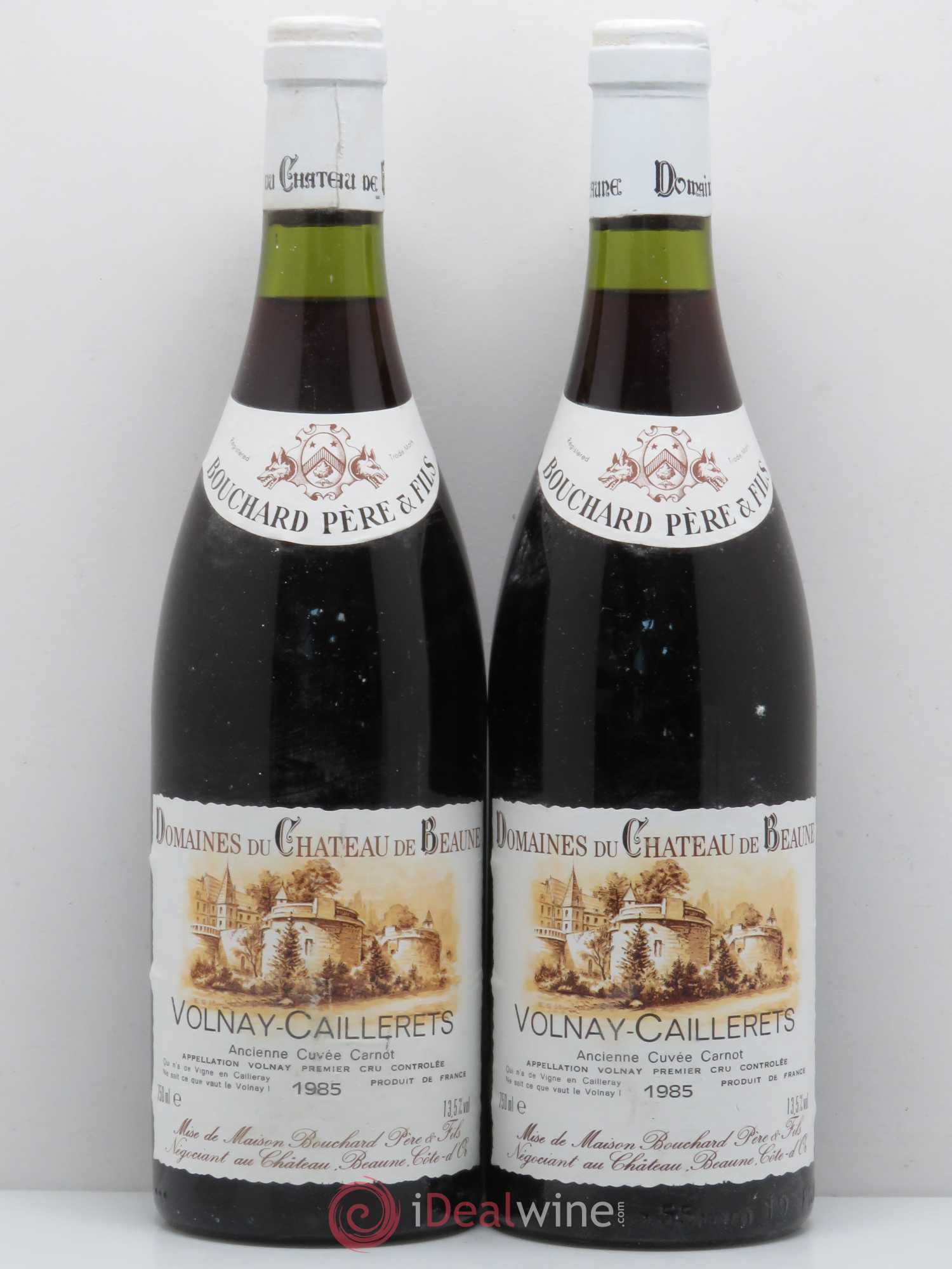 Volnay 1er Cru Caillerets - Ancienne Cuvée Carnot Bouchard Père & Fils 1985 - Lot de 2 bouteilles - 0