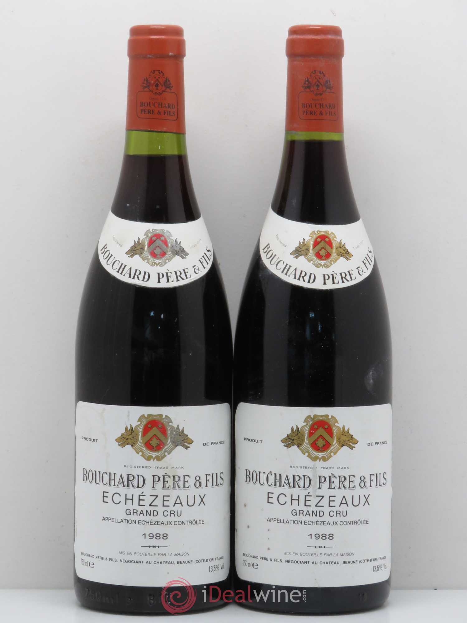 Echezeaux Grand Cru Bouchard Père & Fils 1988 - Lot de 2 bouteilles - 0