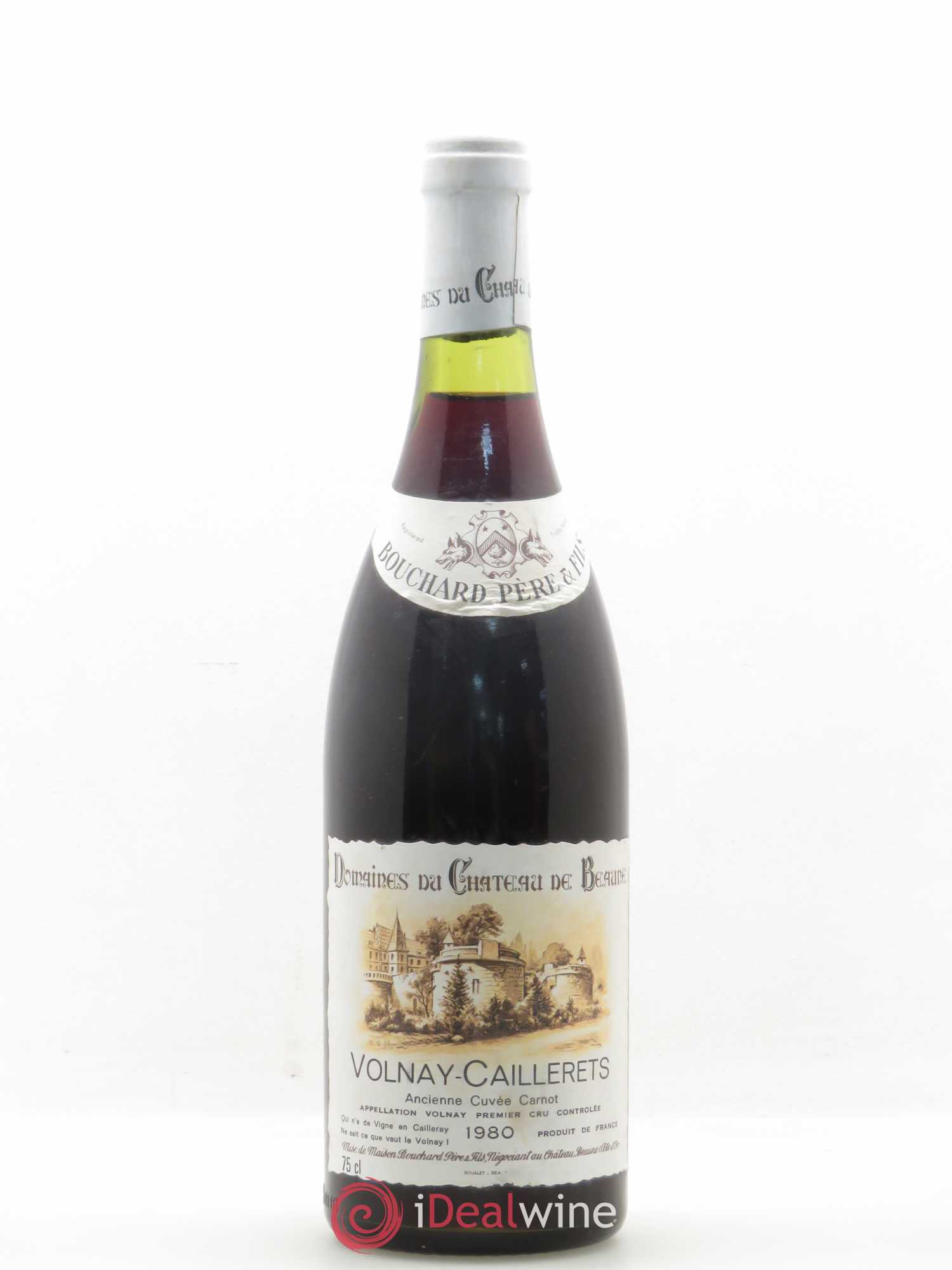 Volnay 1er Cru Caillerets - Ancienne Cuvée Carnot Bouchard Père & Fils 1980 - Lot de 1 bouteille - 0