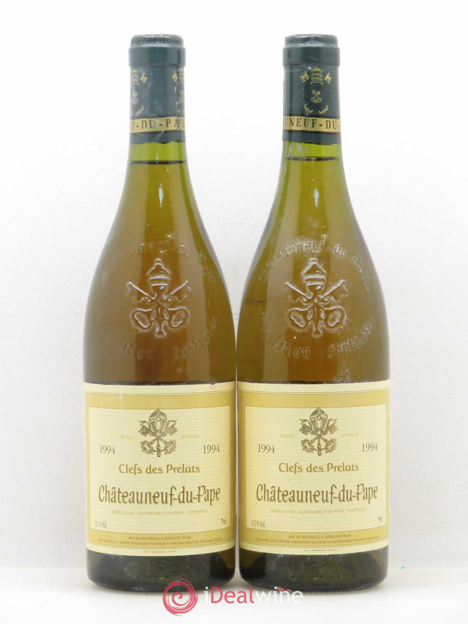 Châteauneuf-du-Pape Clefs Des Prelats 1994 - Posten von 2 Flaschen - 0