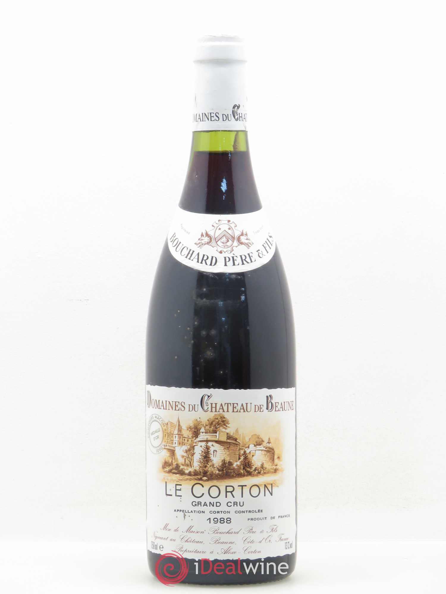 Corton Grand Cru Le Corton Bouchard Père & Fils Château de Beaune 1988 - Lot de 1 bouteille - 0