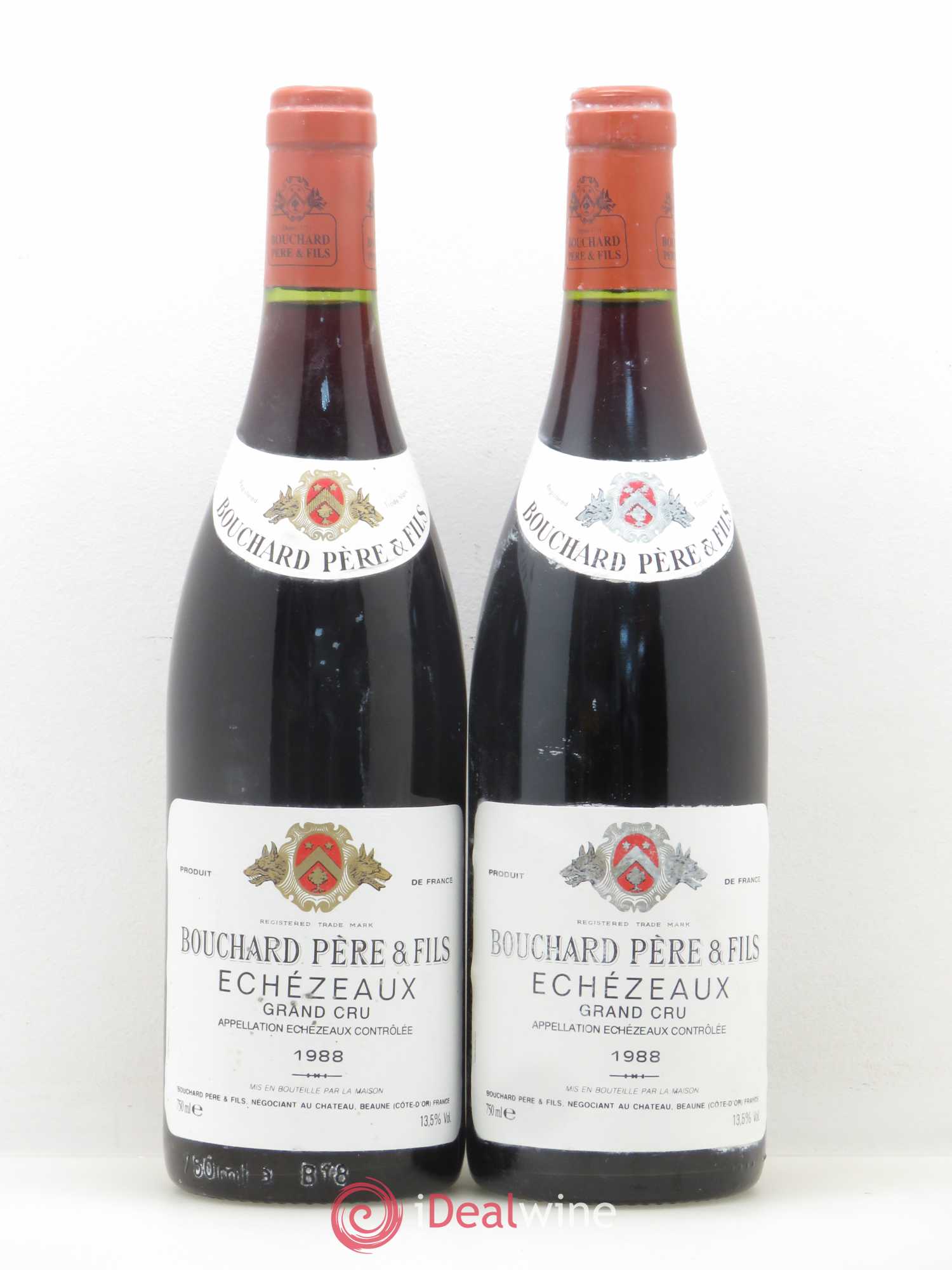 Echezeaux Grand Cru Bouchard Père & Fils 1988 - Lot de 2 bouteilles - 0