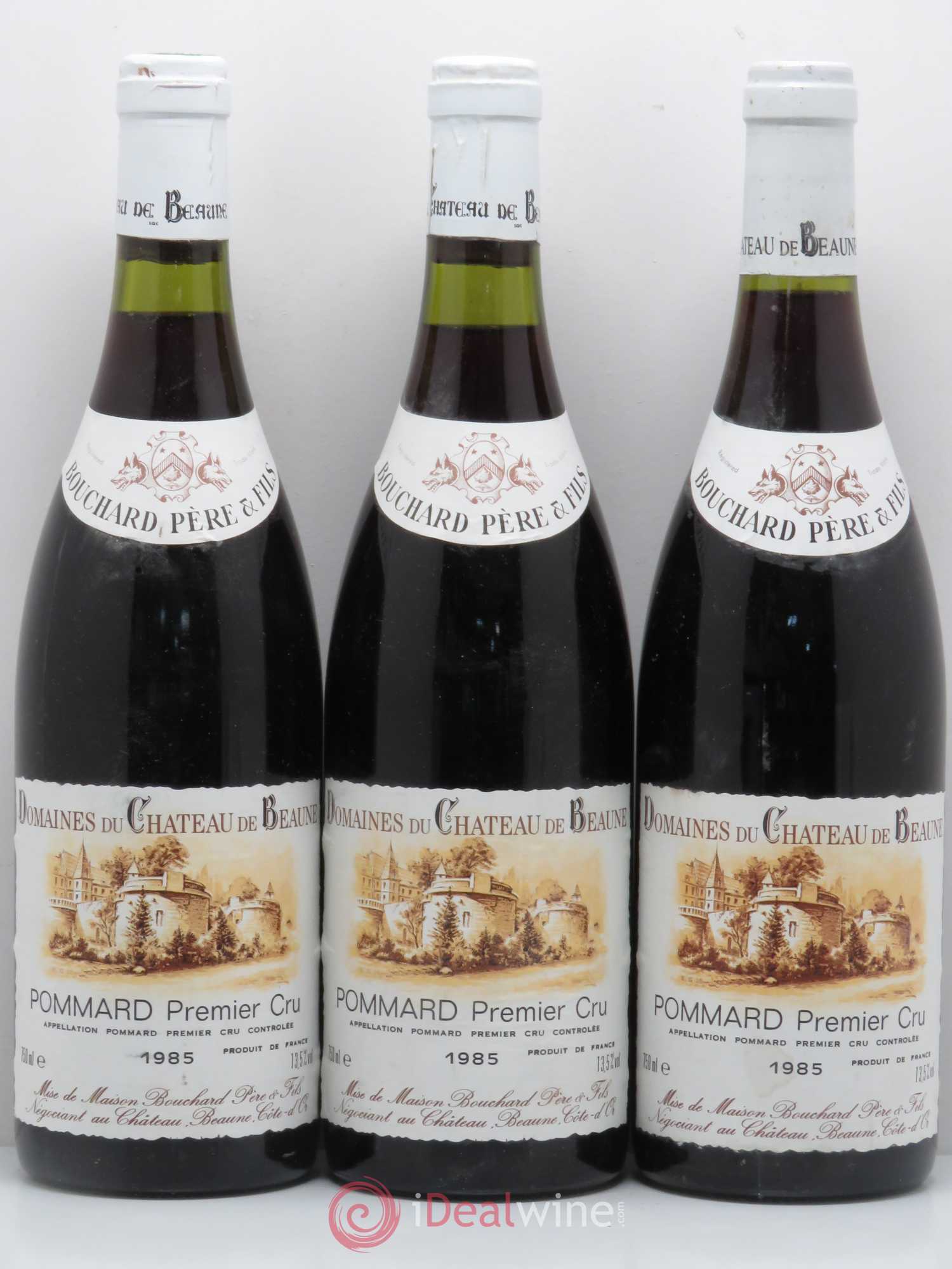 Pommard 1er Cru Domaine du Château de Beaune 1985 - Posten von 3 Flaschen - 0