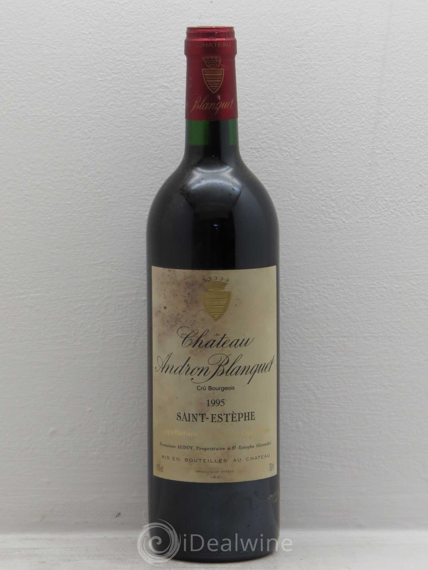 Château Andron Blanquet Cru Bourgeois 1995 - Lot de 12 bouteilles - 0