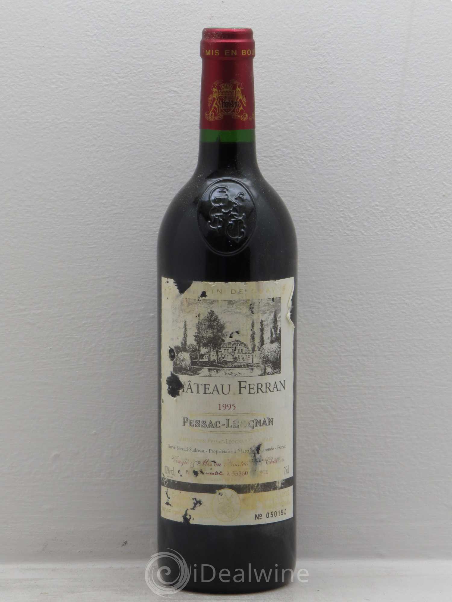 Pessac-Léognan ferrand (sans prix de réserve) 1995 - Posten von 12 Flaschen - 0