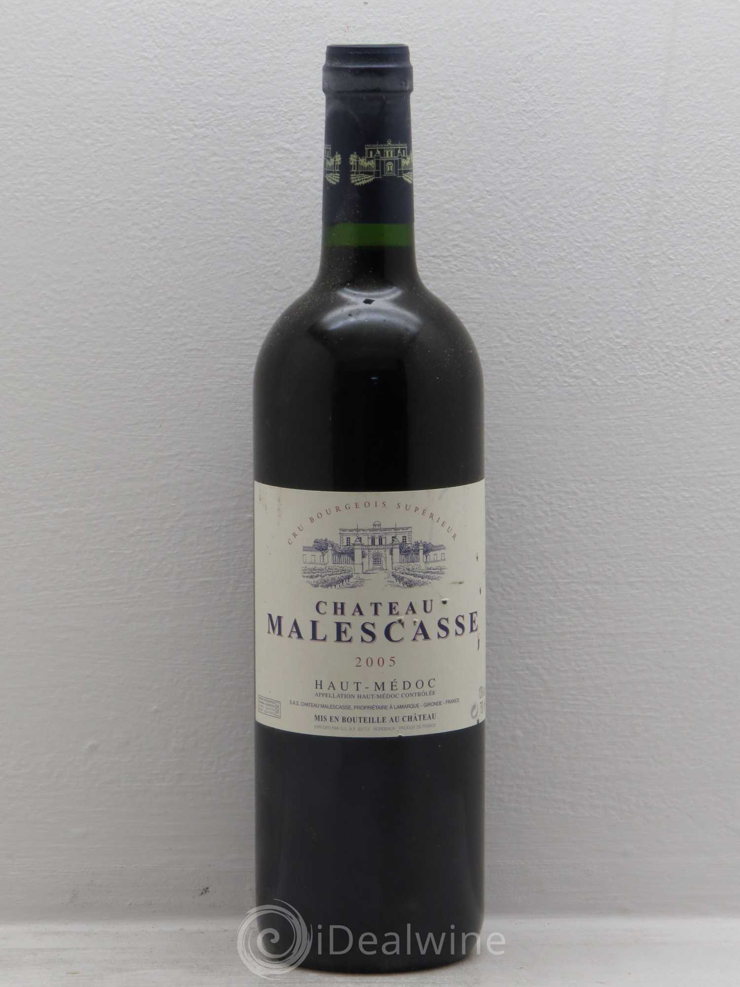 Château Malescasse Cru Bourgeois Exceptionnel (sans prix de réserve) 2005 - Lot de 6 bouteilles - 0