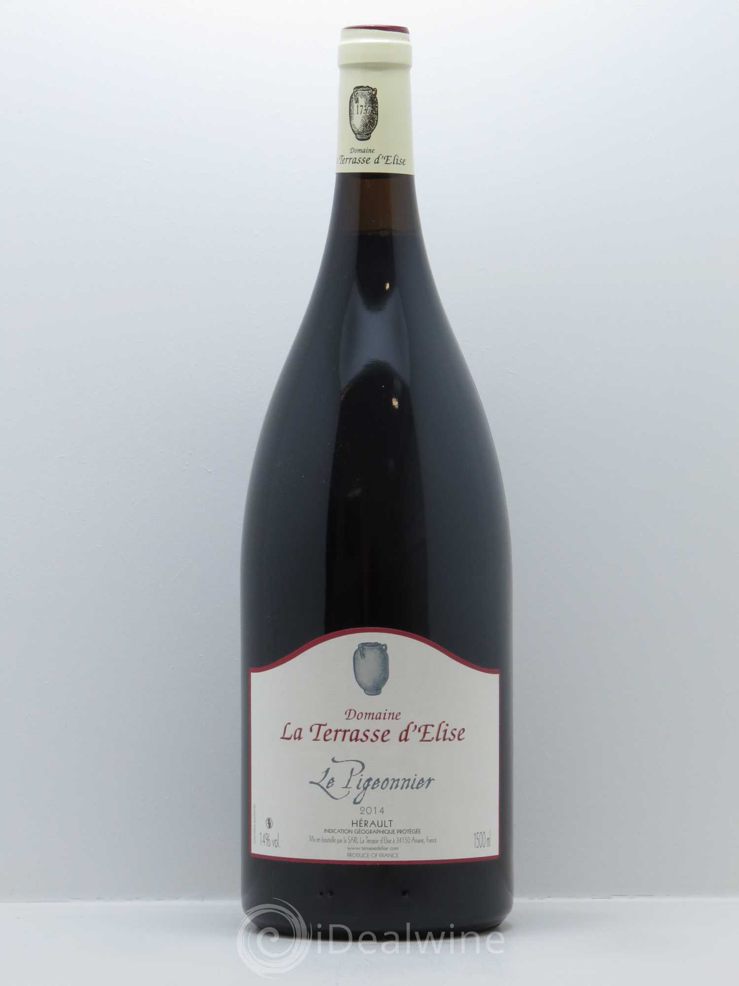 Pays d'Hérault Le Pigeonnier Terrasse d'Elise (Domaine de la) 2014 - Lot de 1 magnum - 0