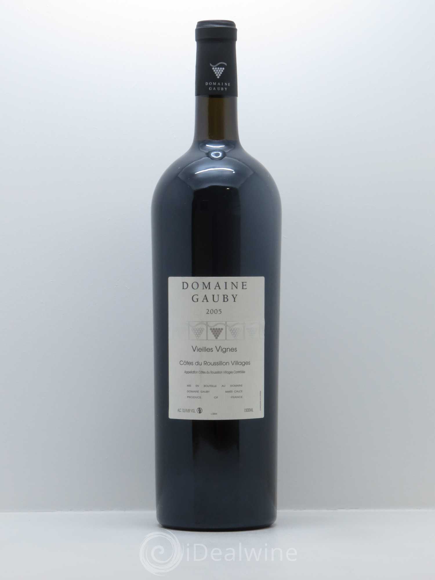 Côtes du Roussillon Villages Vieilles vignes Gauby (Domaine) 2005 - Lot de 1 magnum - 0