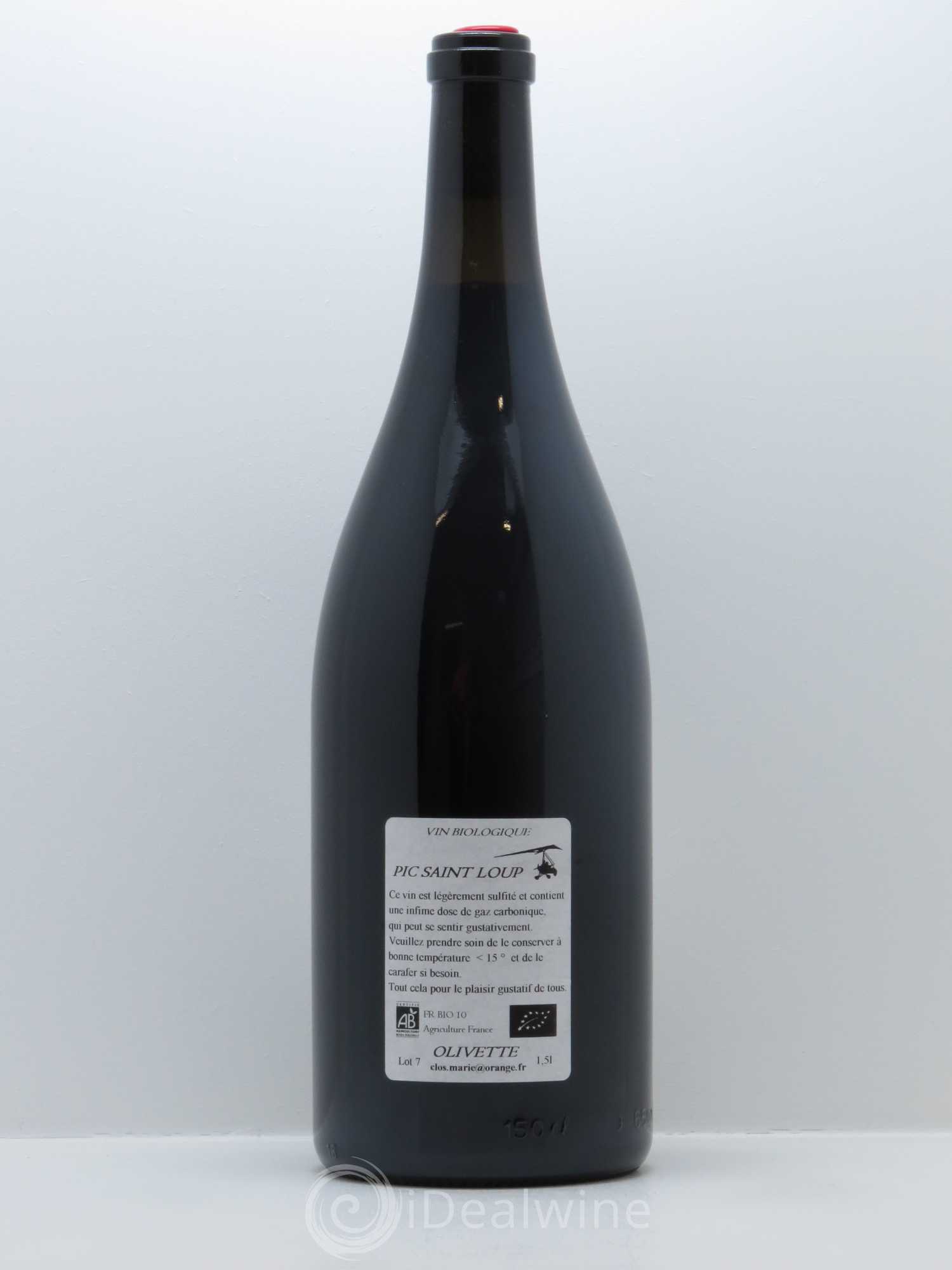 Pic Saint-Loup Clos Marie Olivette Christophe Peyrus et Françoise Julien 2014 - Lot de 1 magnum - 1