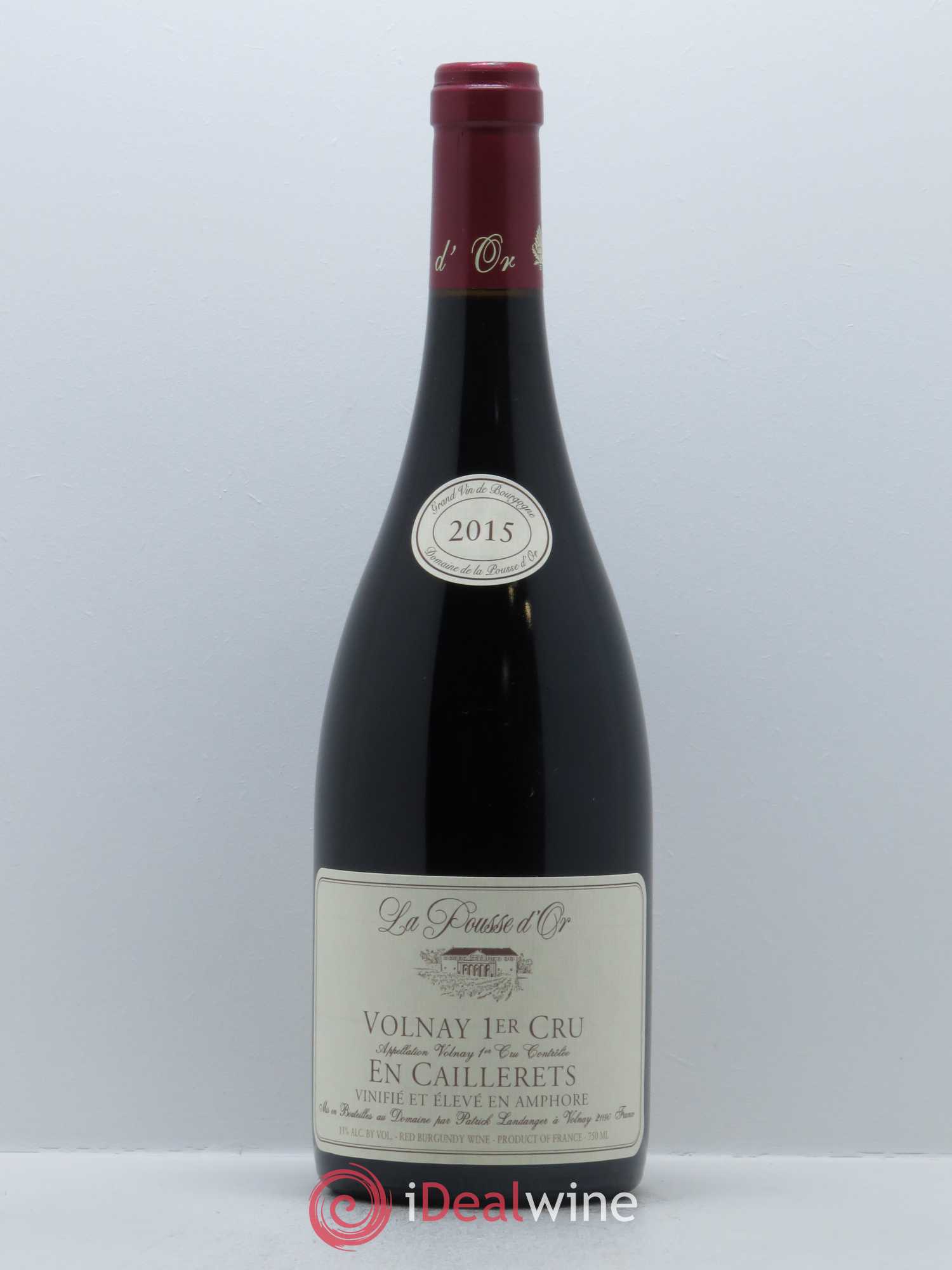 Volnay 1er Cru En Caillerets Cuvée Amphore La Pousse d'Or (Domaine de) 2015 - Lot de 1 bouteille - 0