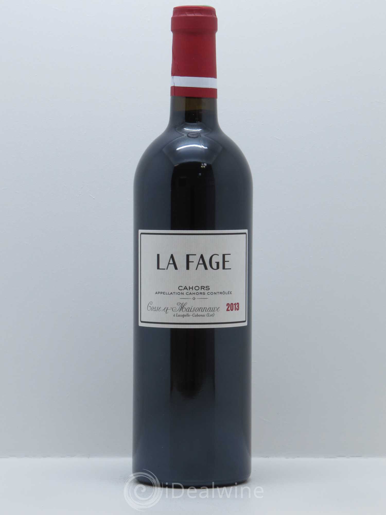 Cahors La Fage Cosse-Maisonneuve (Domaine) 2013 - Lot de 1 bouteille - 0