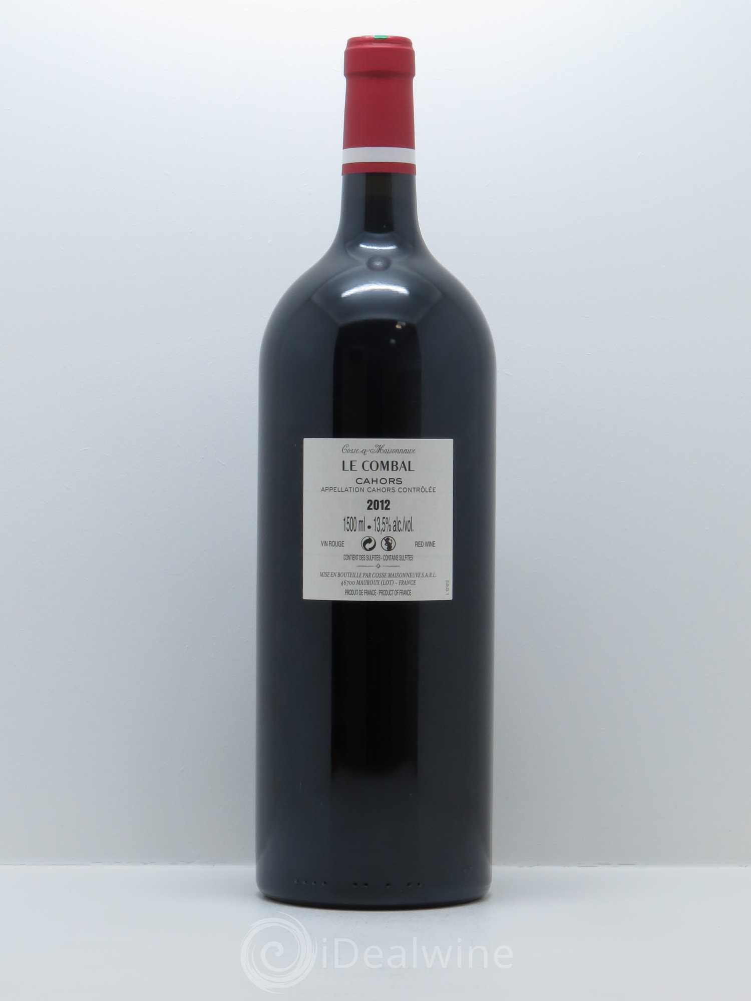 Cahors Le Combal Cosse-Maisonneuve (Domaine) 2012 - Lot de 1 magnum - 1