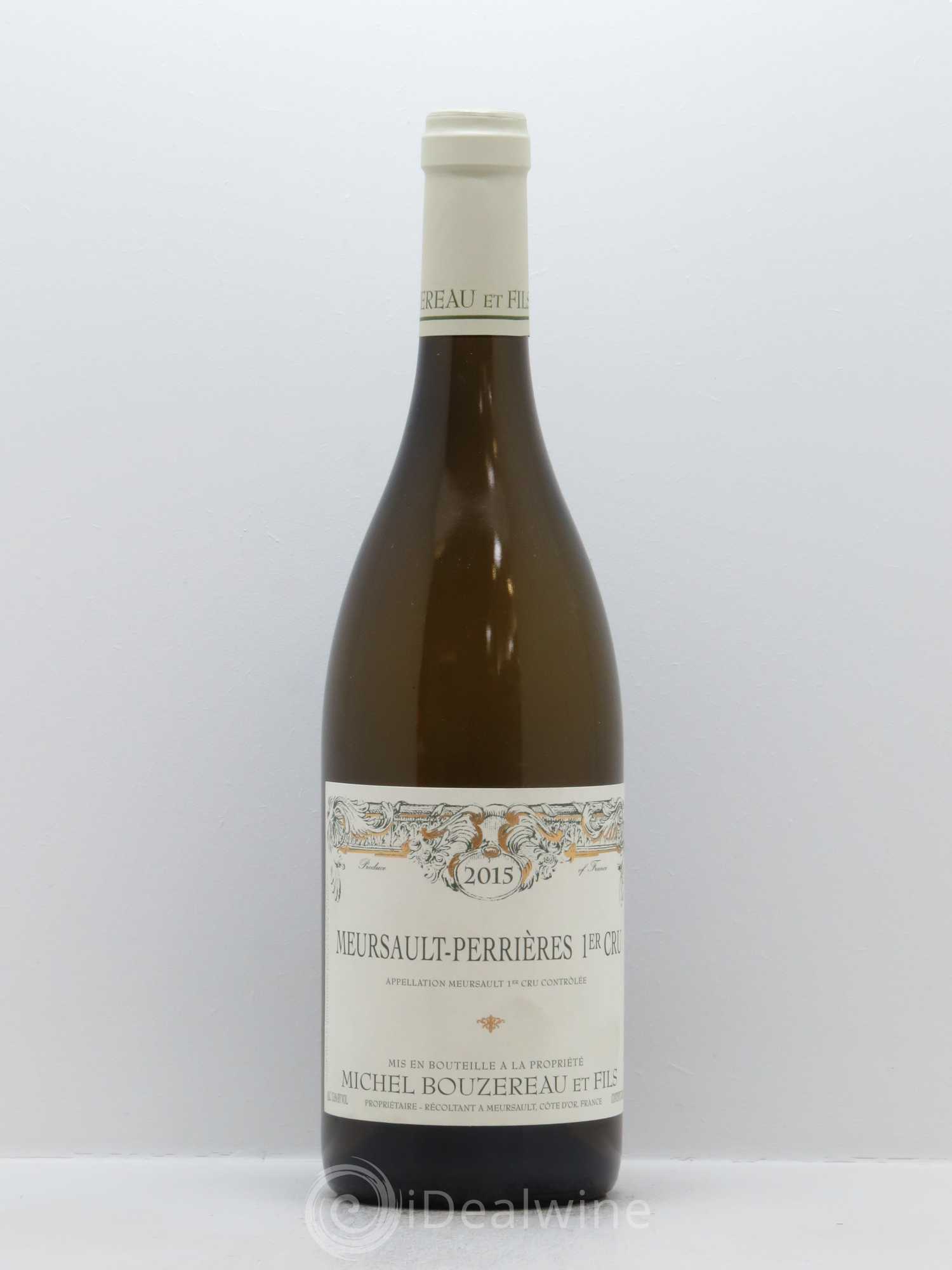 Meursault 1er Cru Perrières Michel Bouzereau et Fils (Domaine) 2015 - Lot de 1 bouteille - 0