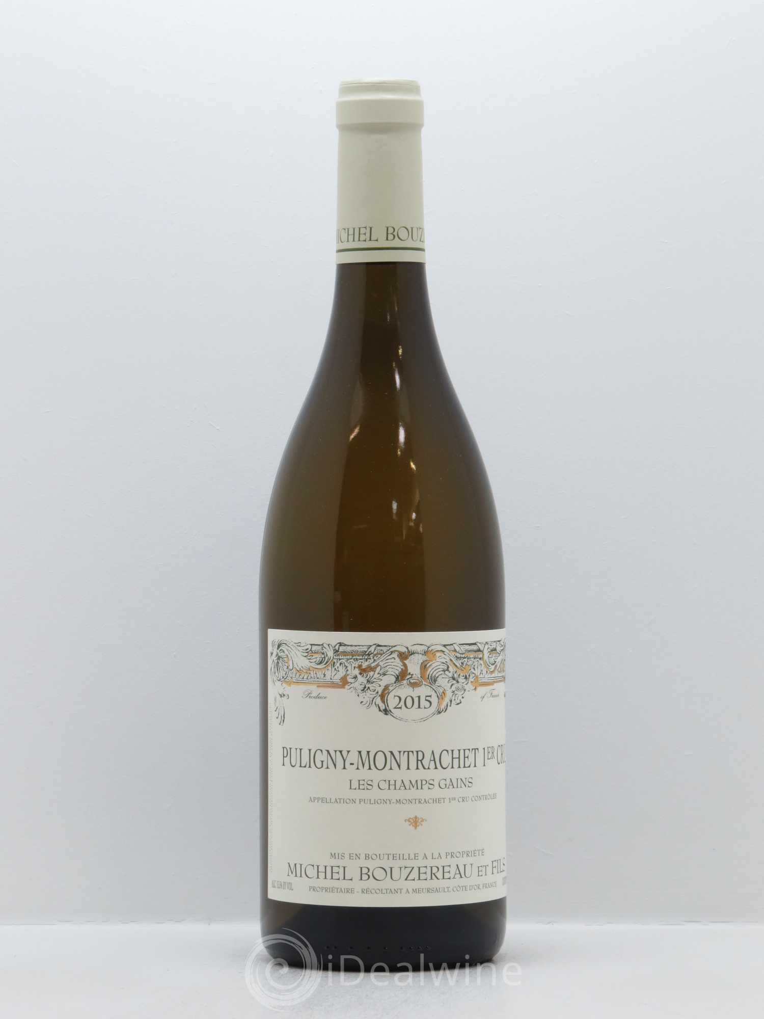 Puligny-Montrachet 1er Cru Les Champs Gains Michel Bouzereau et Fils (Domaine) 2015 - Lot de 1 bouteille - 0