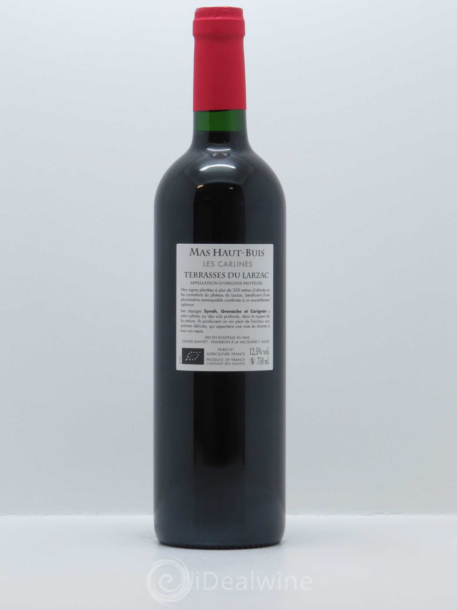 Coteaux du Languedoc - Terrasses du Larzac Les Carlines Domaine Mas Haut Buis 2014 - Lot de 1 bouteille - 1