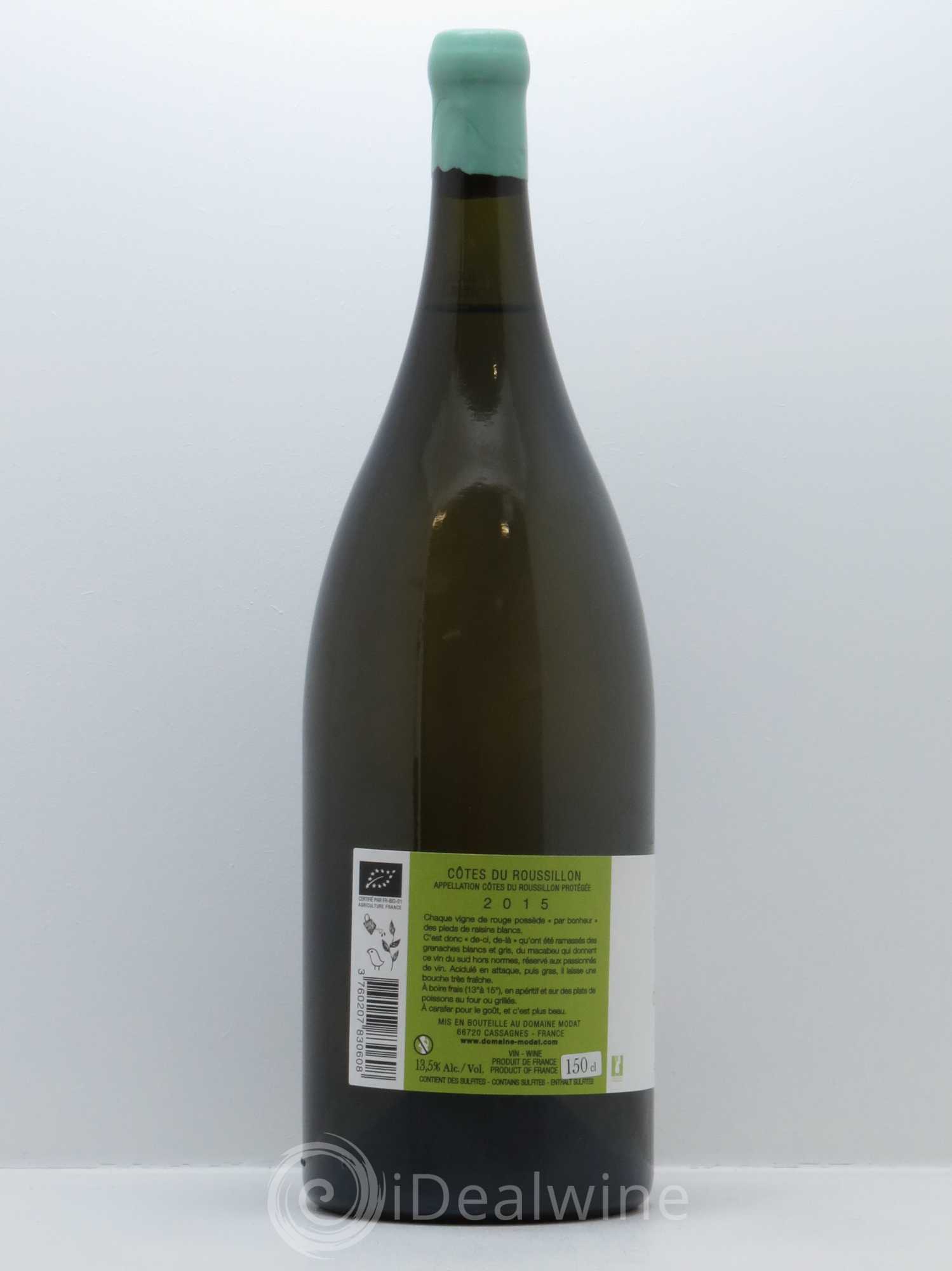 Côtes du Roussillon Modat (Domaine) De-ci de-là 2015 - Posten von 1 Magnum - 1