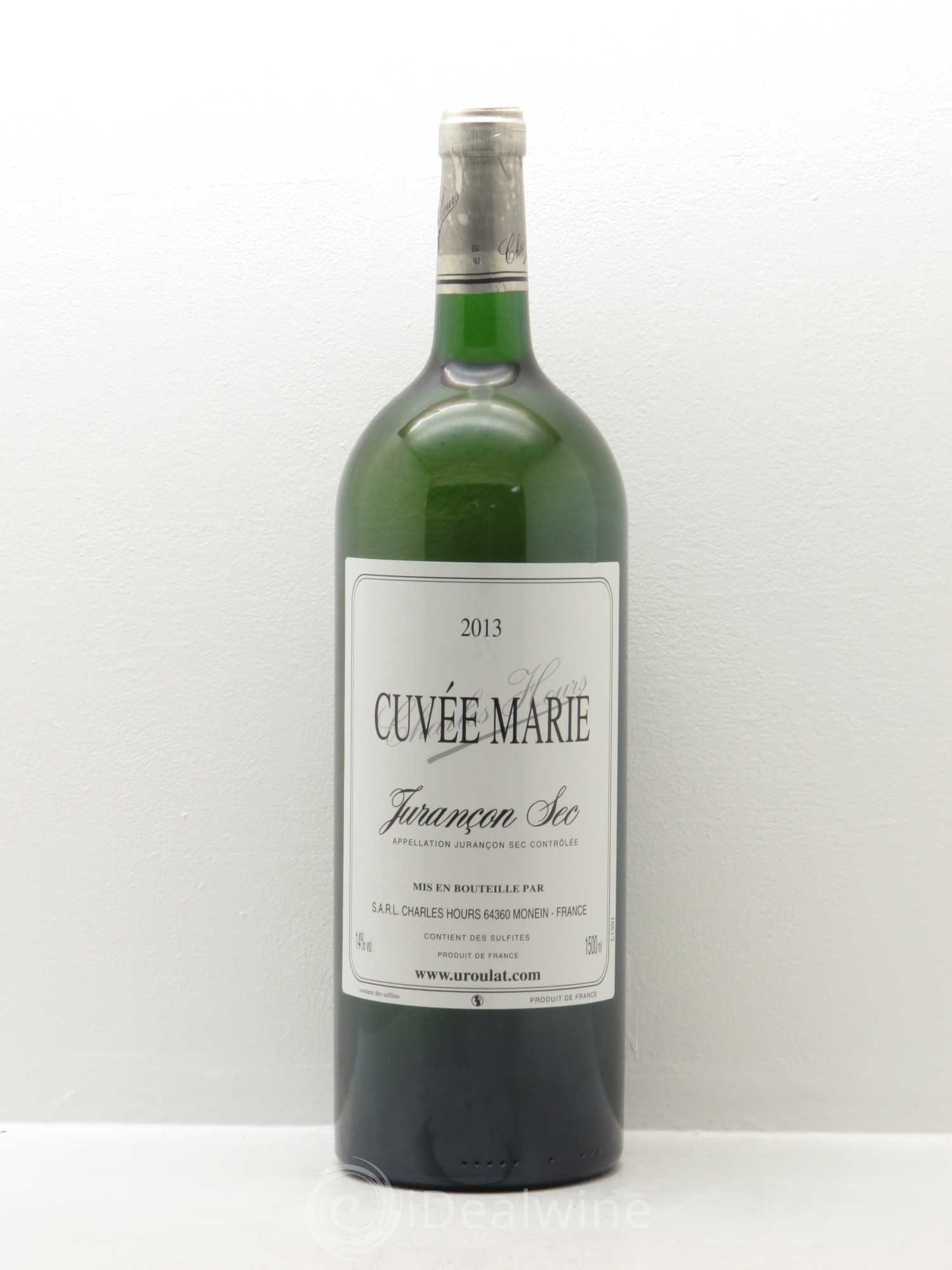 Jurançon Sec Uroulat Cuvée Marie Charles Hours 2013 - Lot de 1 magnum - 0